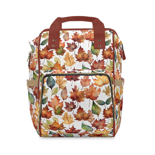 Autumn Leaves Multifunctional Diaper Backpack