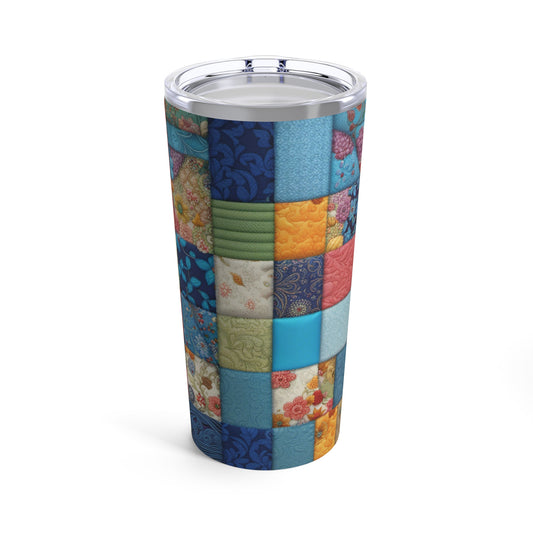 Bright Patchwork Tumbler 20oz