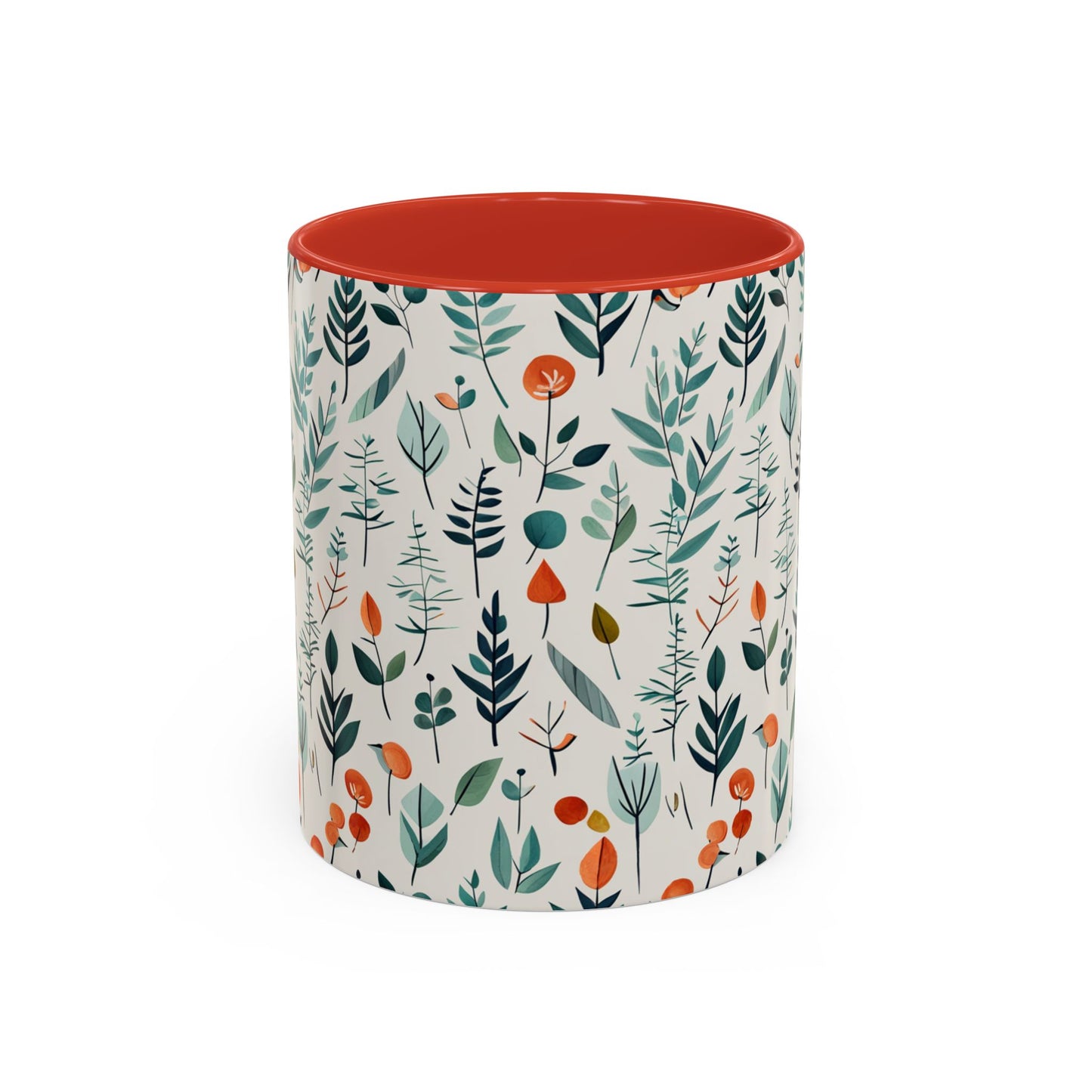 Simple Flora Accent Coffee Mug, 11oz