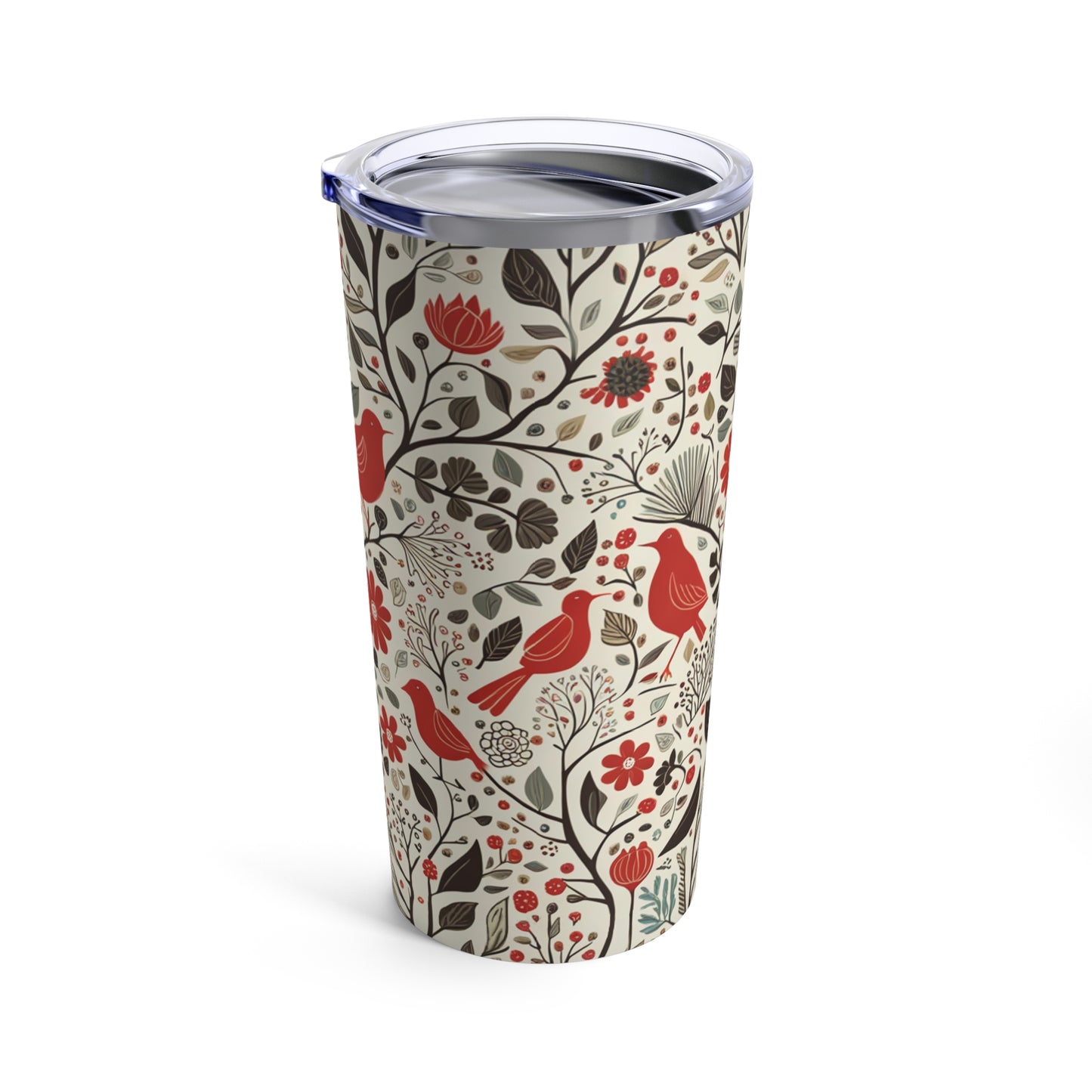 Little Red Birds Tumbler 20oz