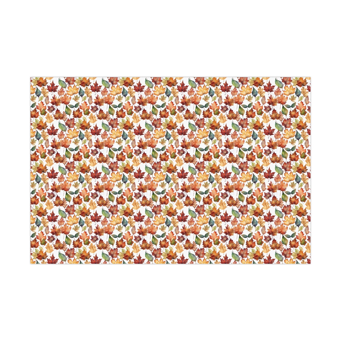 Autumn Leaves Gift Wrap Papers