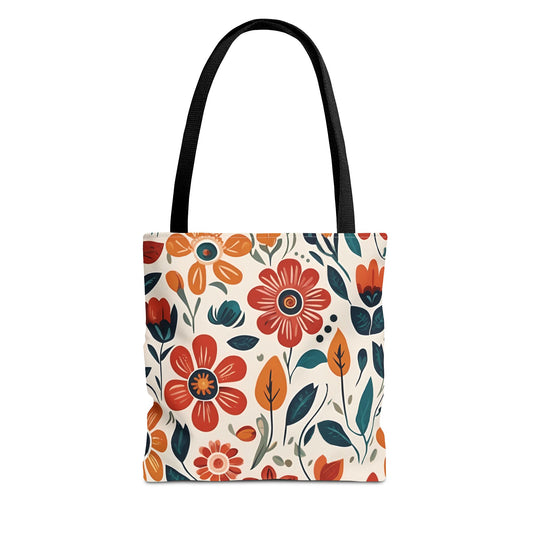 Simple Summer Flowers, Tote Bag (AOP)