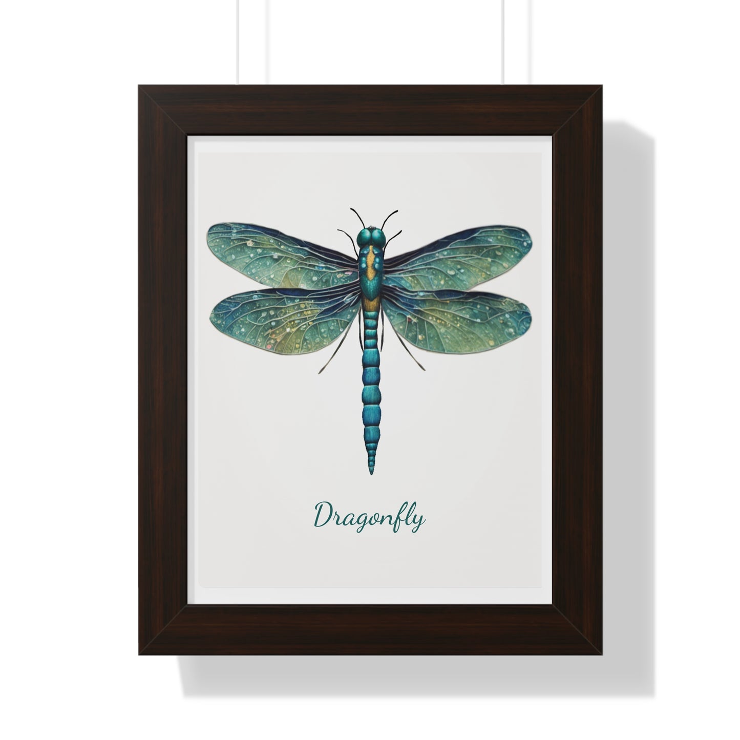 Dragonfly, Framed Vertical Poster