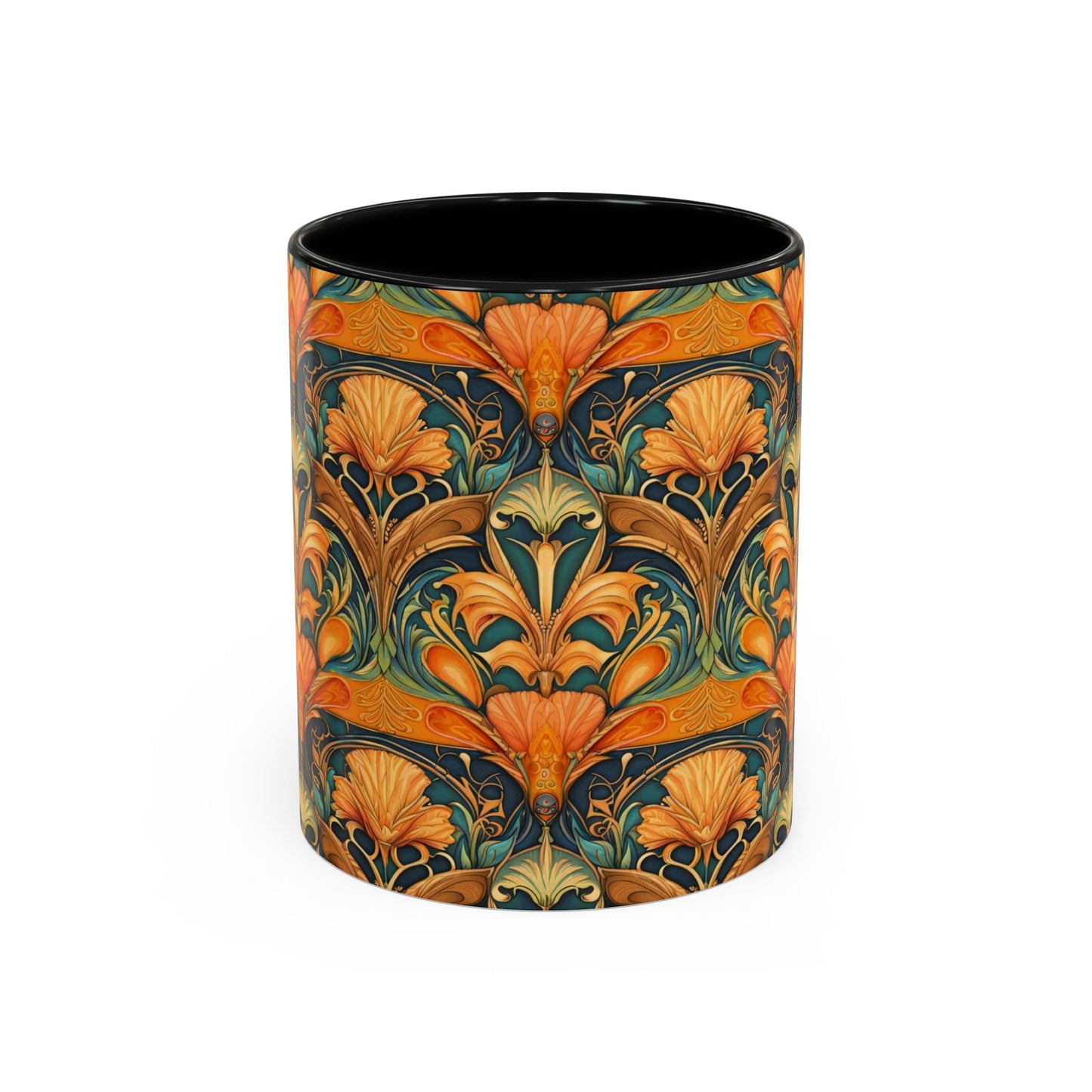 Glorious Golden Blooms Coffee Mug, 11oz