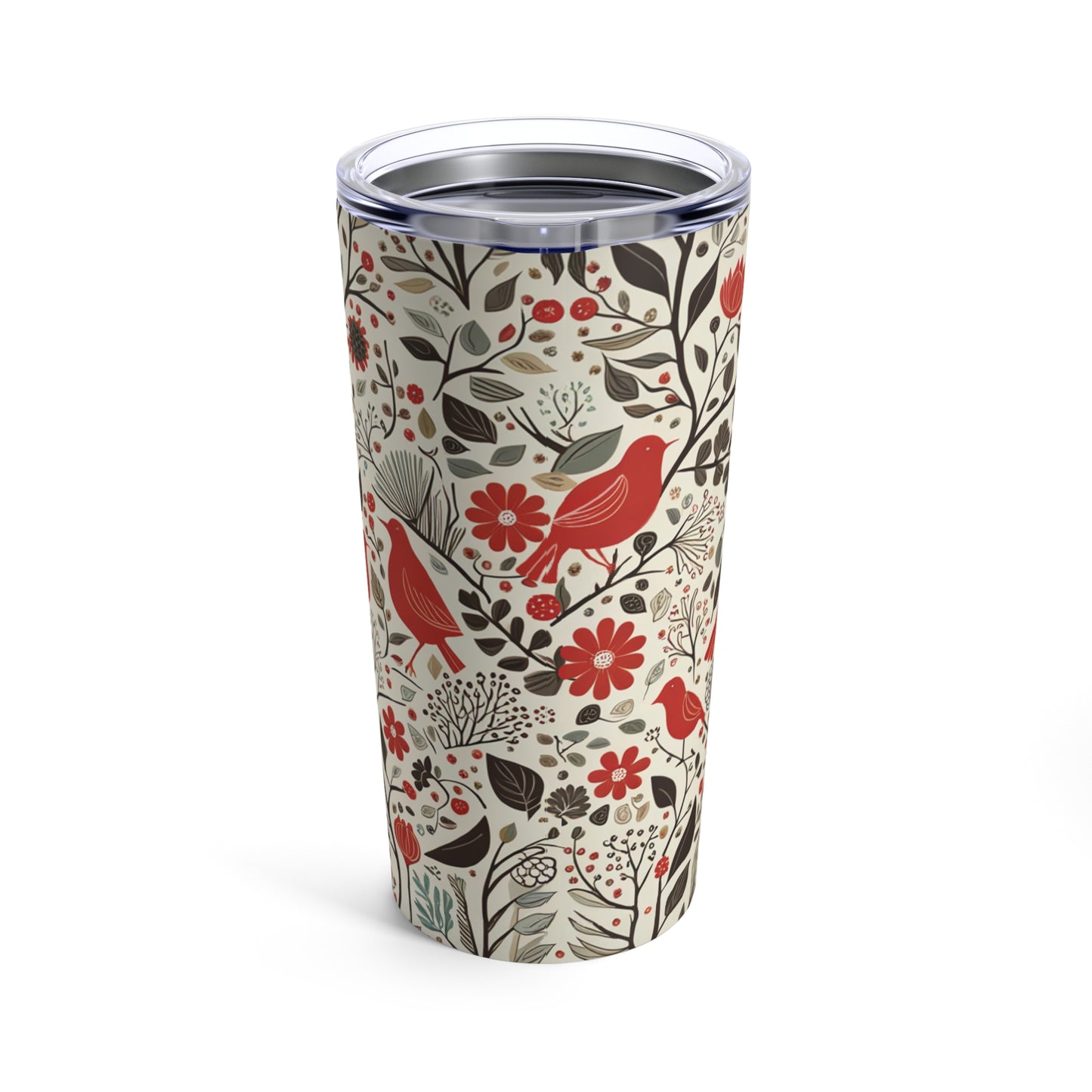 Little Red Birds Tumbler 20oz