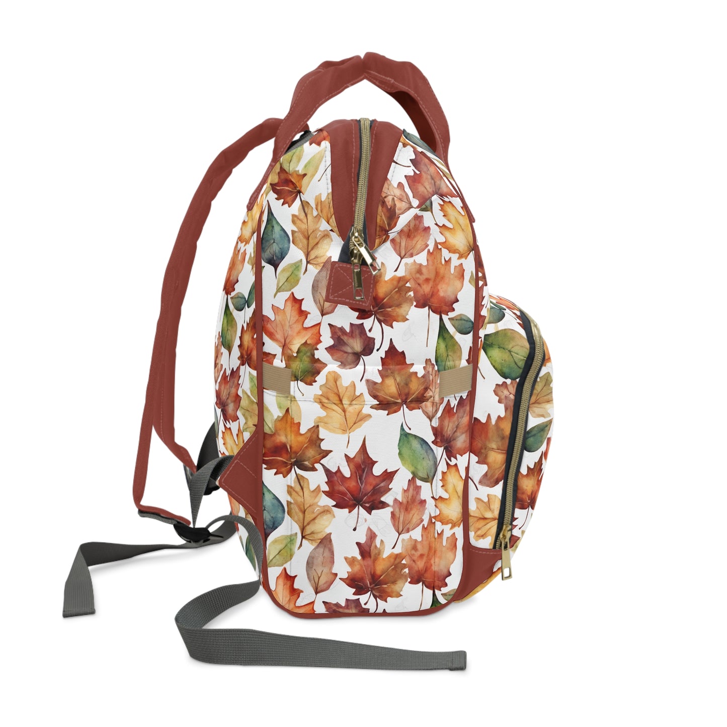 Autumn Leaves Multifunctional Diaper Backpack