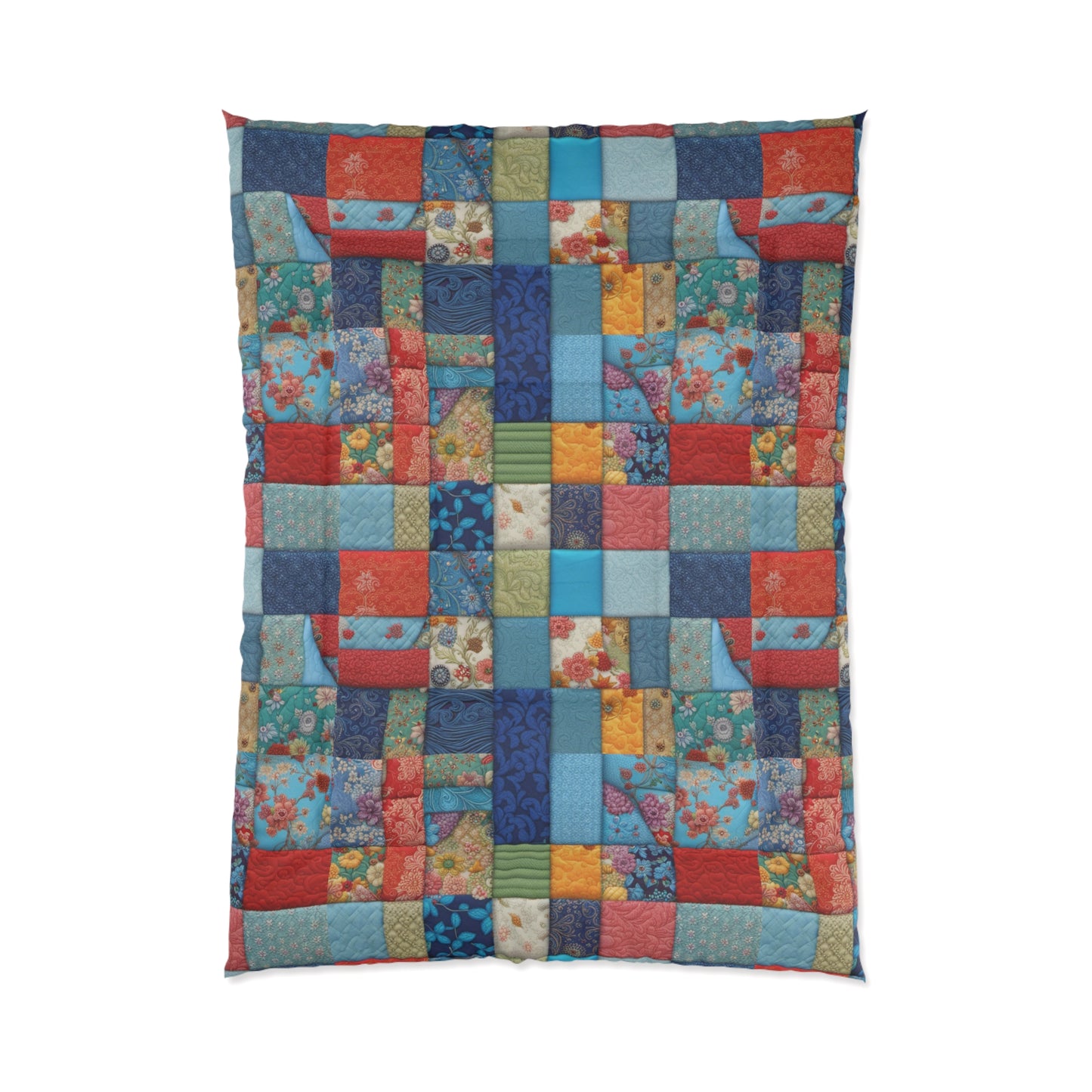 Bright Patchwork Comforter