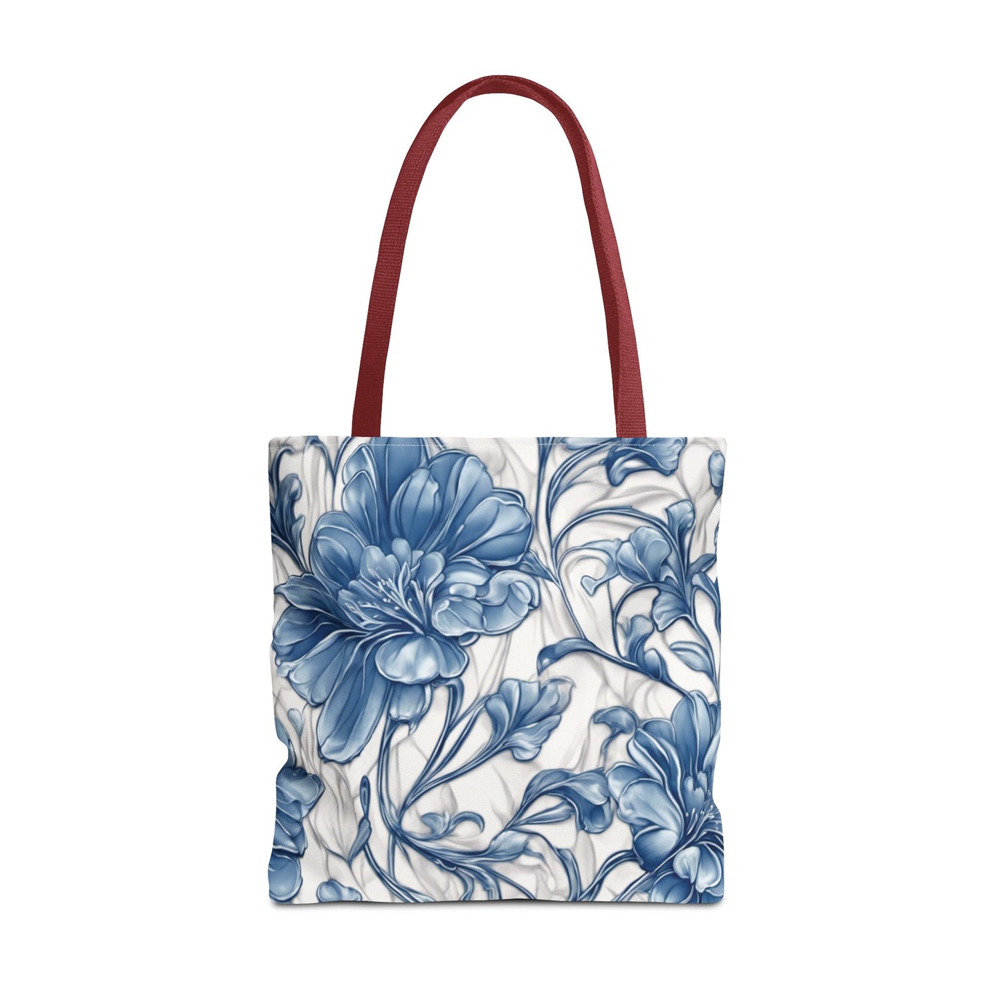 Blue & White Flowers Tote Bag (AOP)