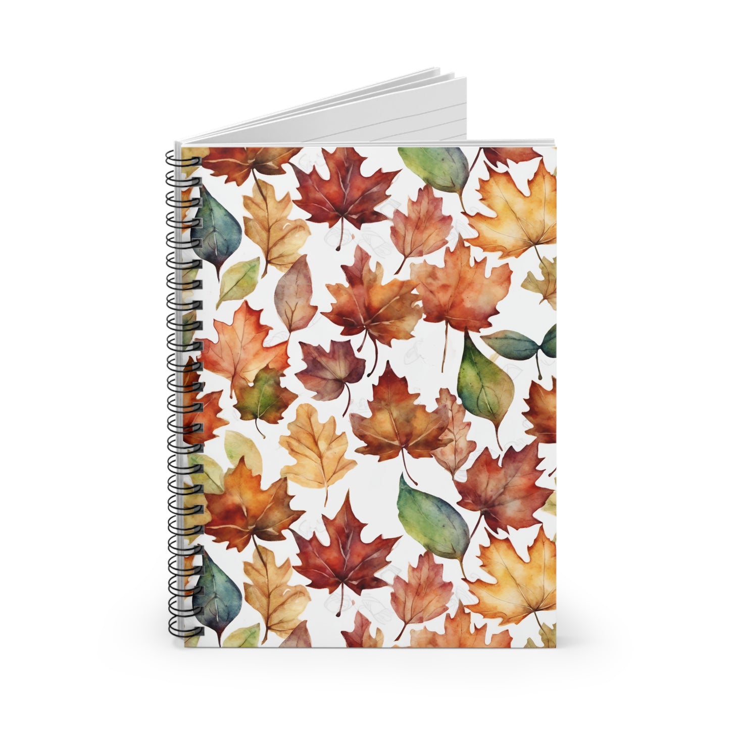 Autumn Leaves, Spiral Notebook - Ruled Line