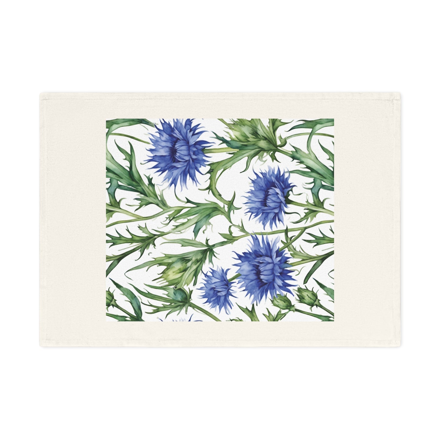 Sweet Cornflower Blue, Cotton Tea Towel