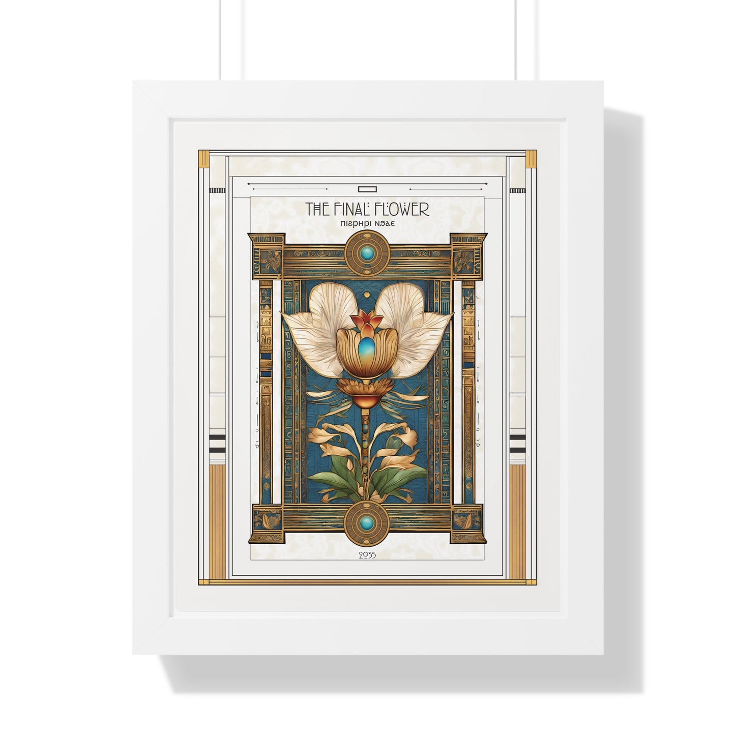 The Final Flower, Framed Vertical Poster