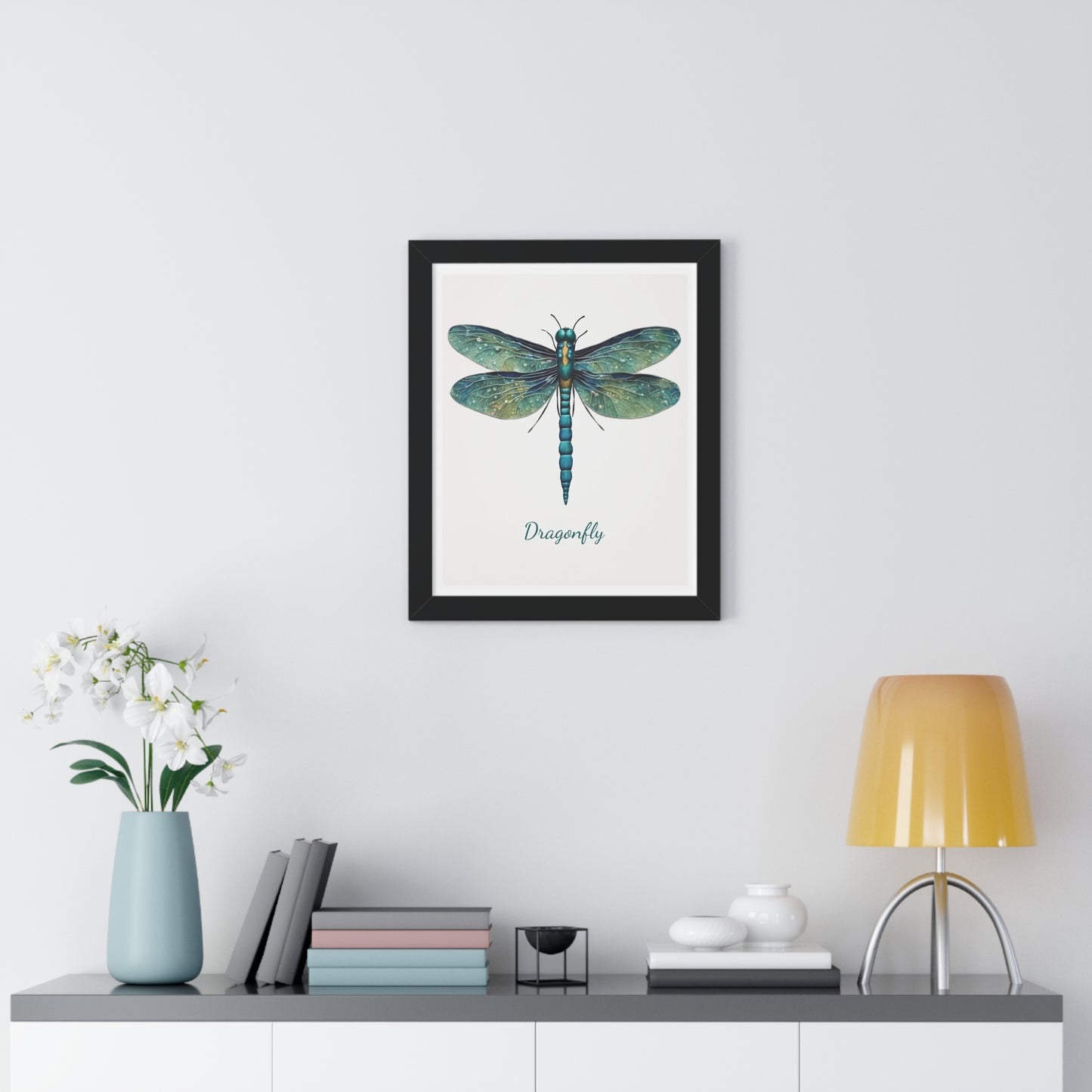 Dragonfly, Framed Vertical Poster