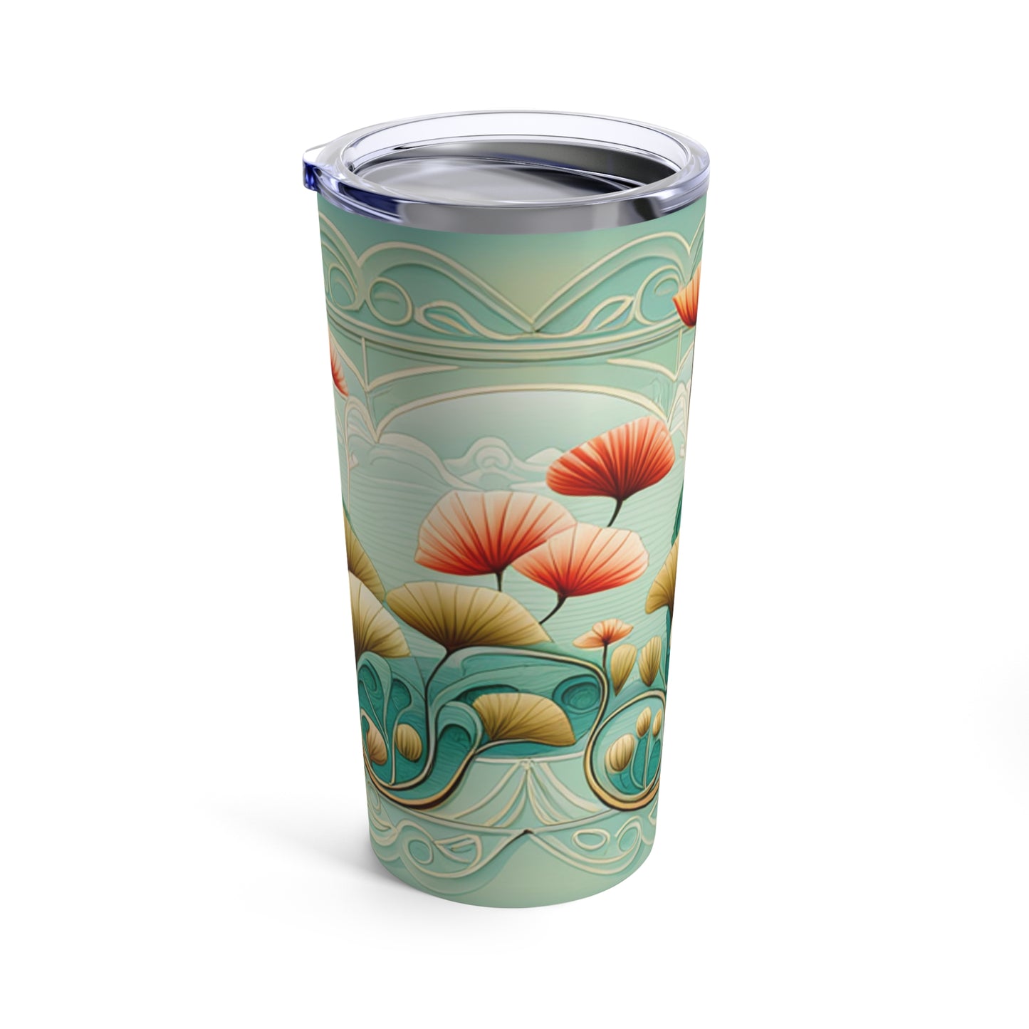 Pastel Flower Pattern Tumbler 20oz