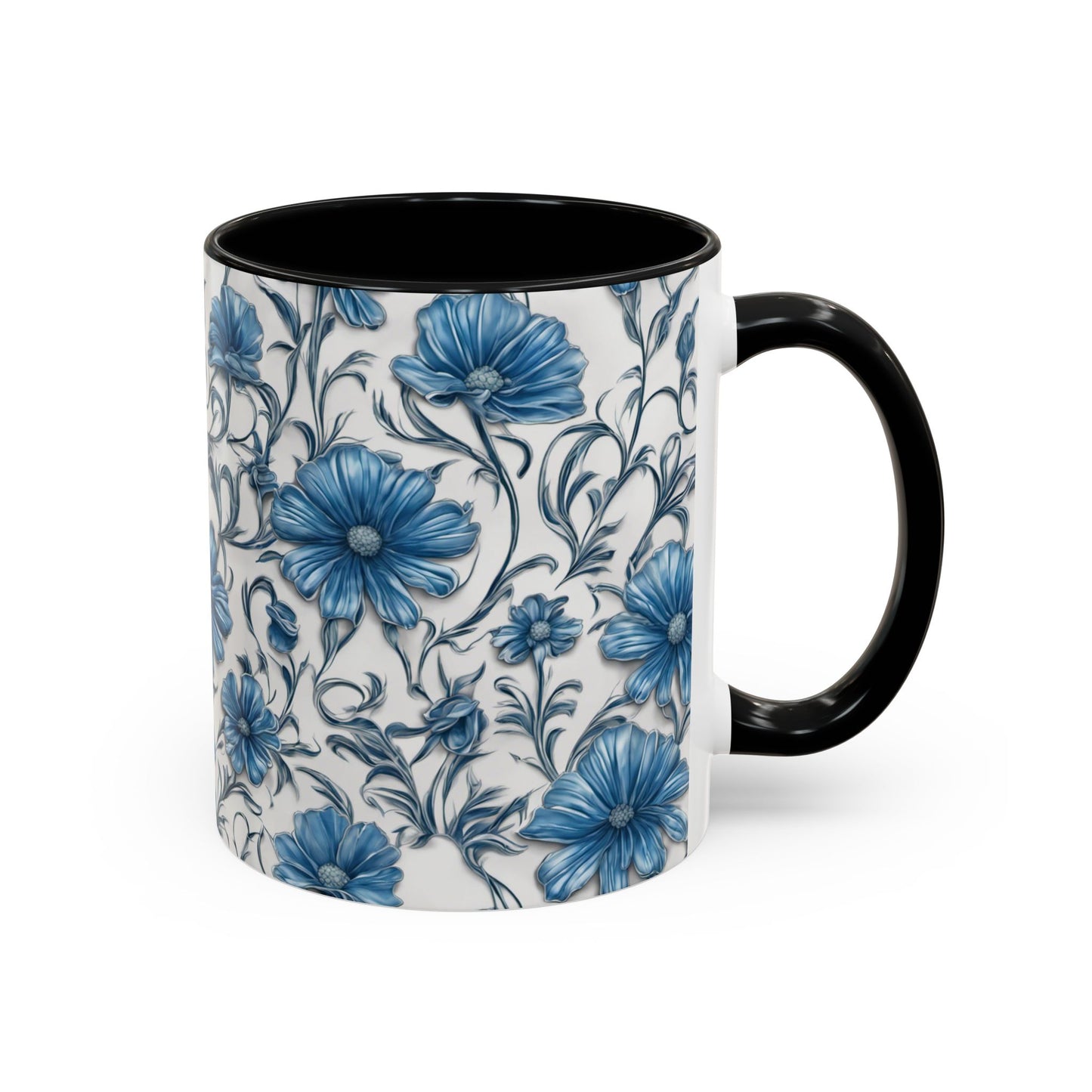 Blue Daisies Coffee Mug, 11oz