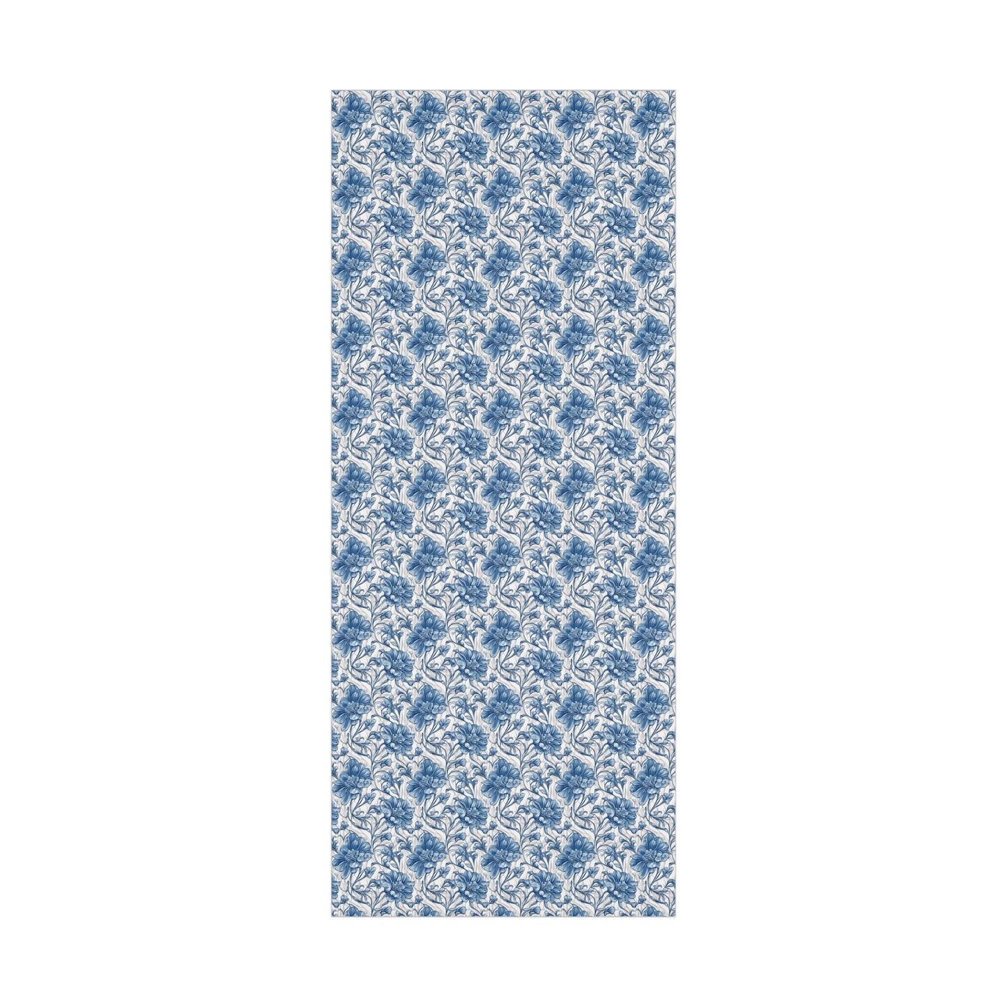 Blue & White Flowers Gift Wrap Papers