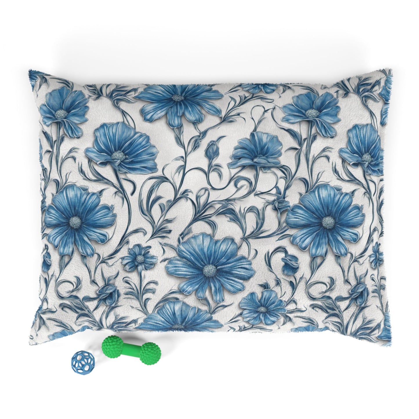 Blue Daisies Pet Bed