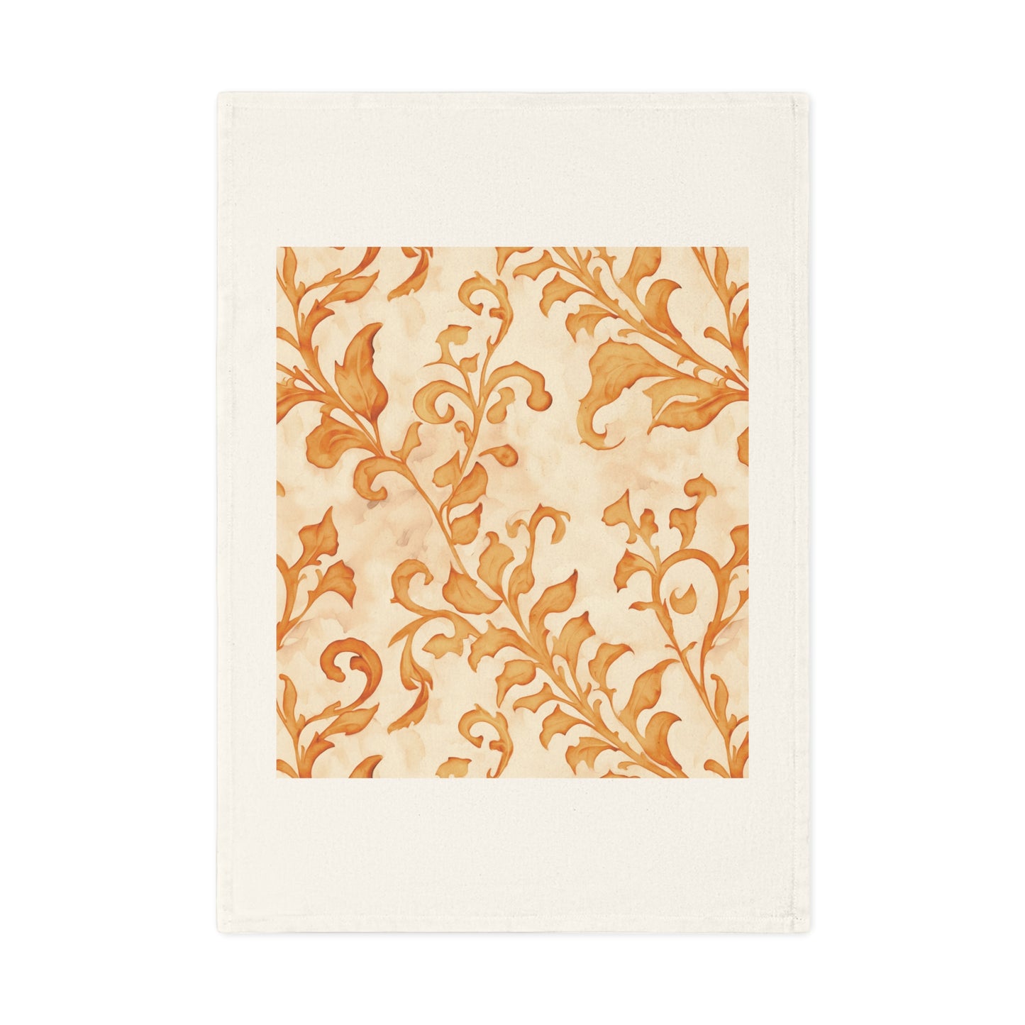 Climbing Yellow Leaves, Cotton Tea Towel