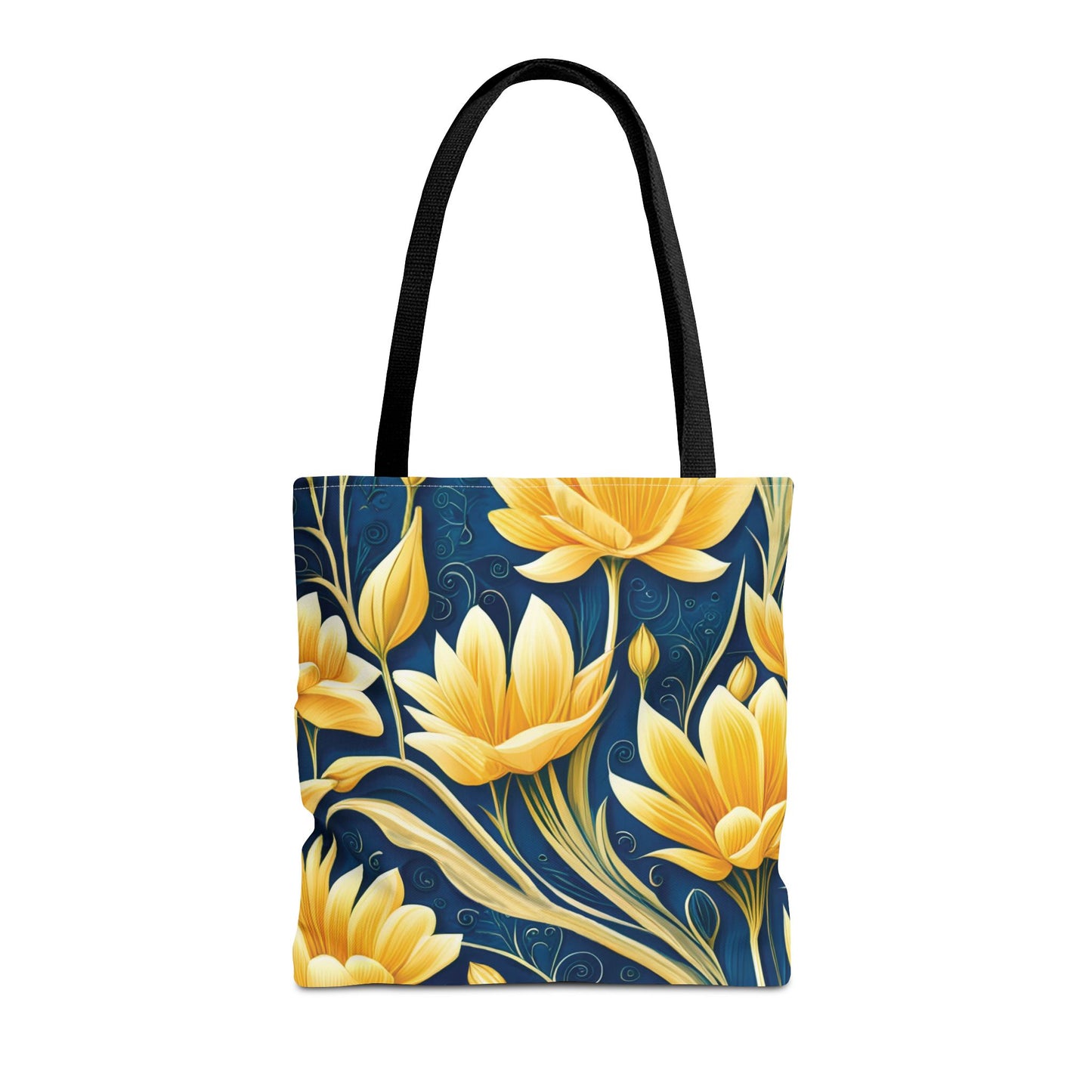 Golden Blooms Tote Bag (AOP)