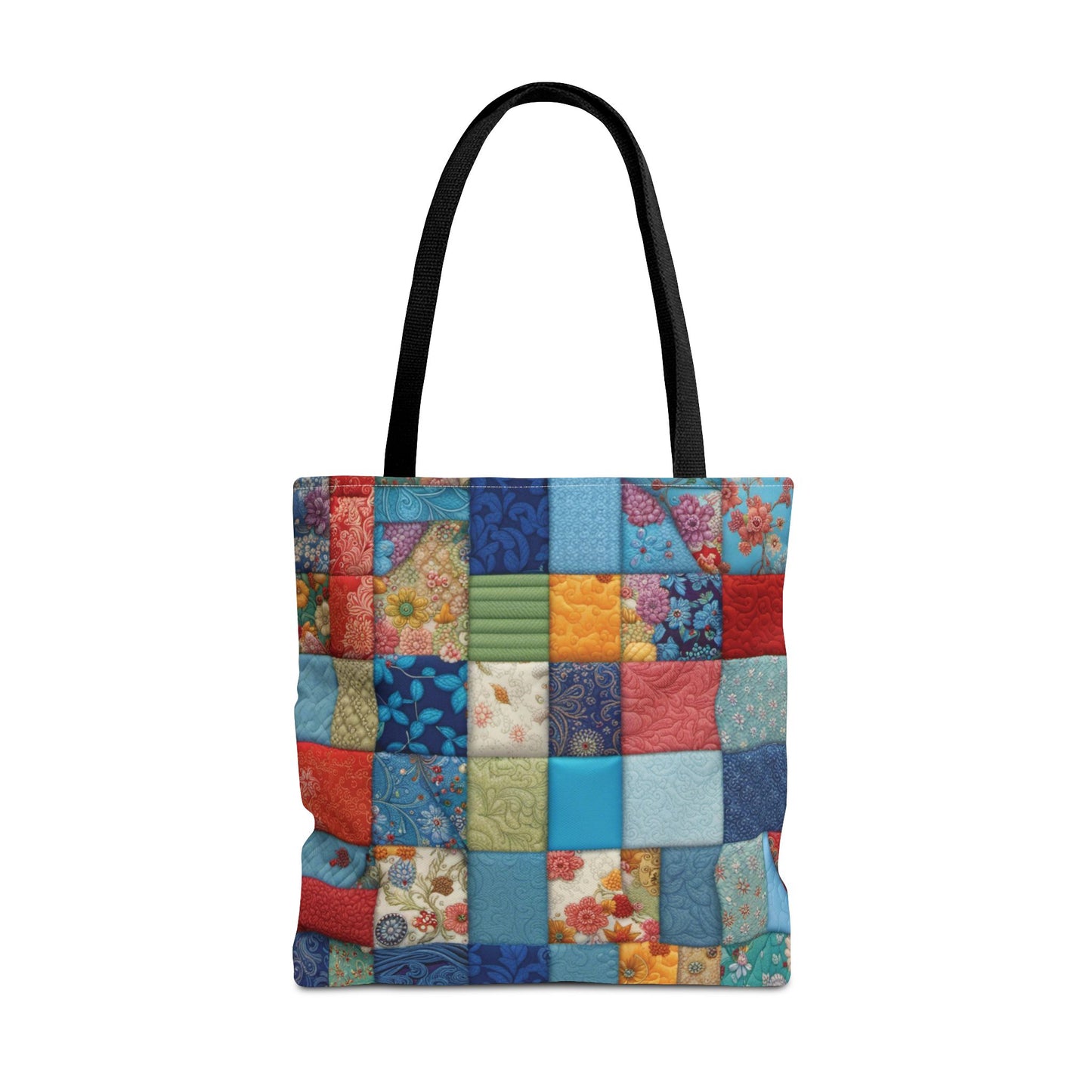 Bright Patchwork Tote Bag (AOP)