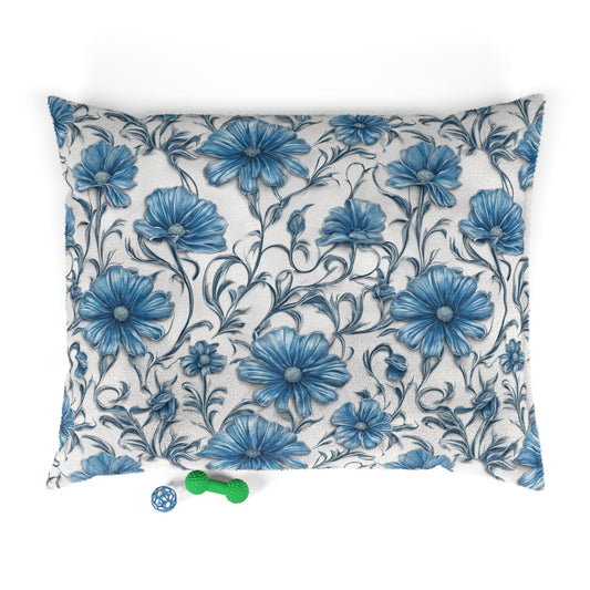 Blue Daisies Pet Bed