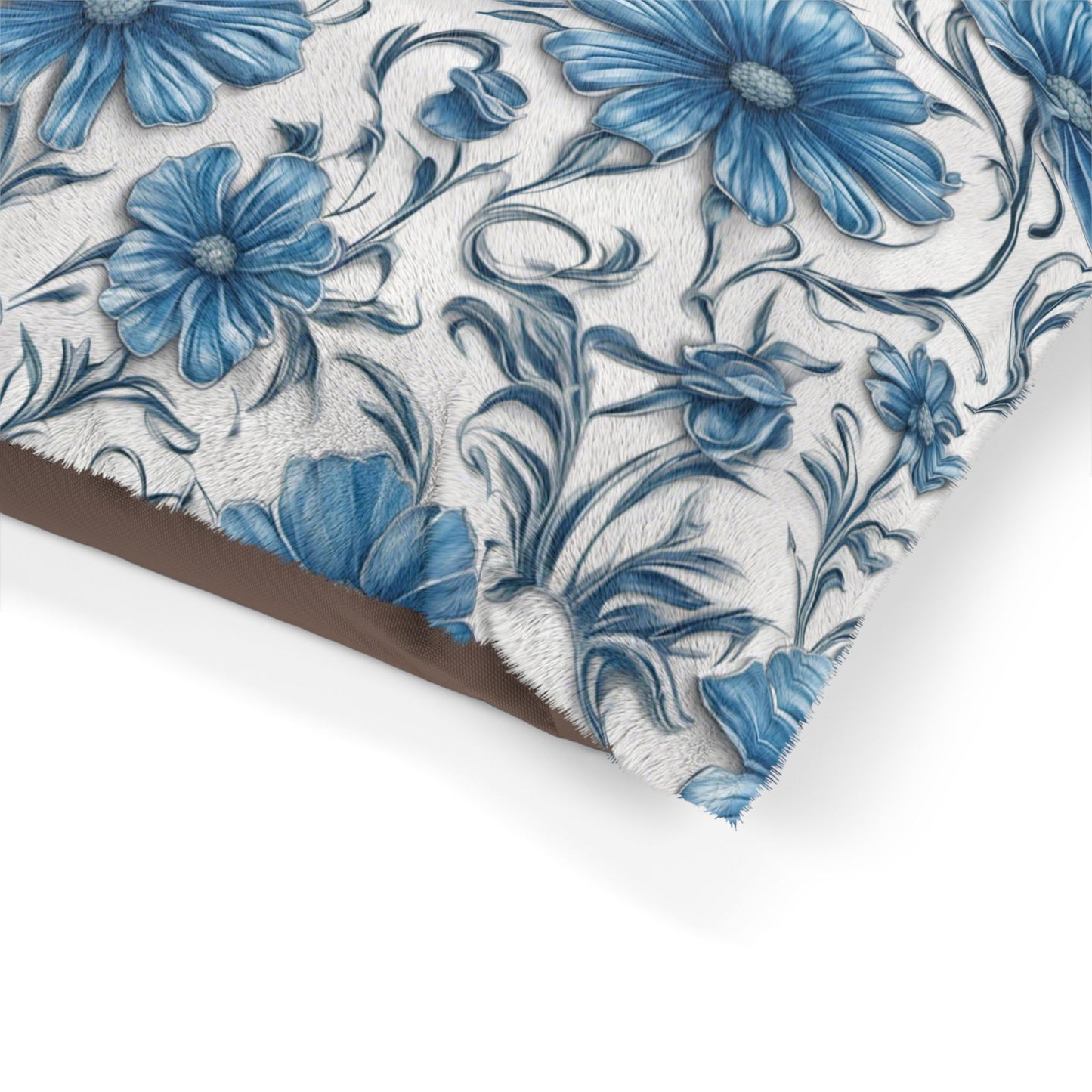 Blue Daisies Pet Bed