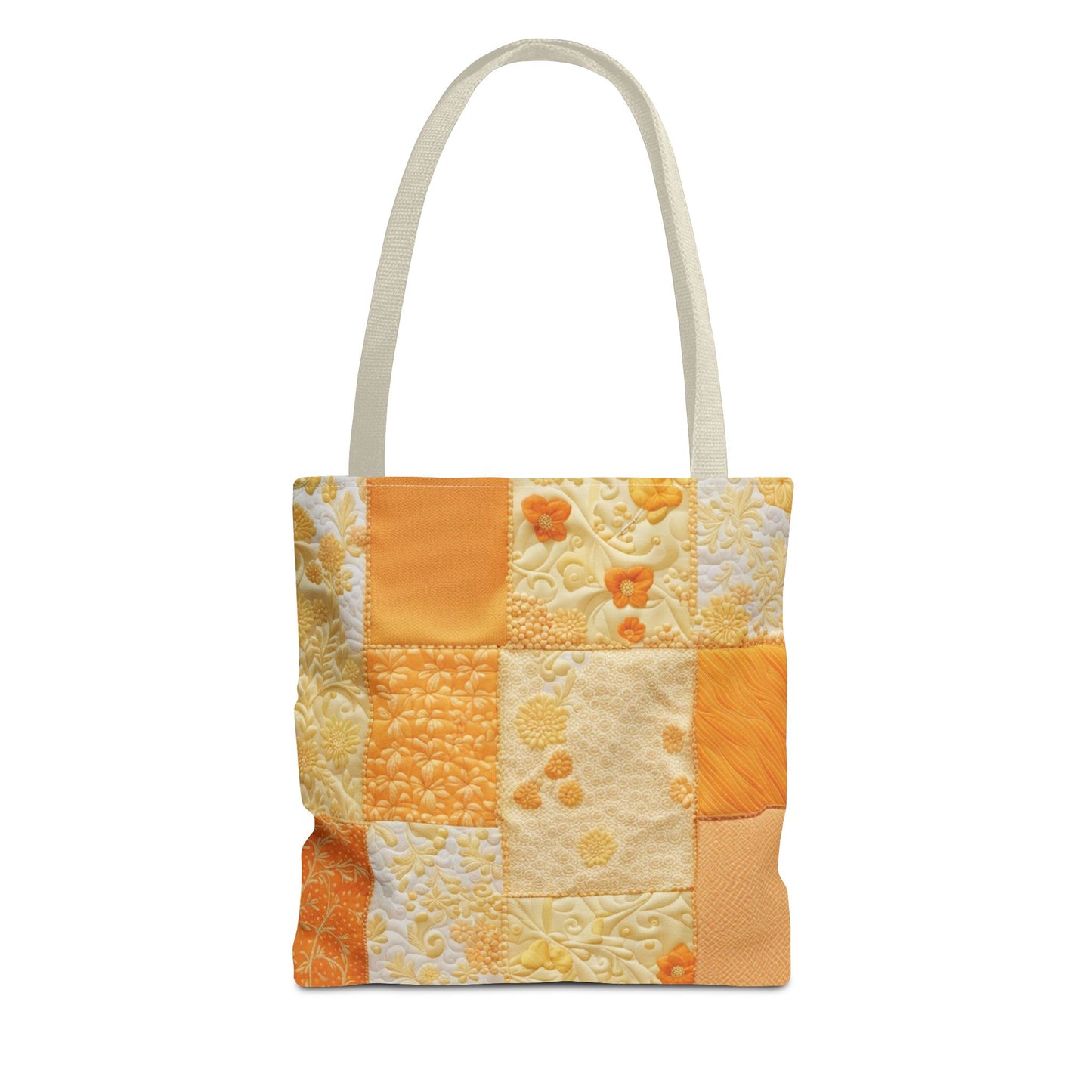 Patchwork in Yellow & Orange Tote Bag (AOP)