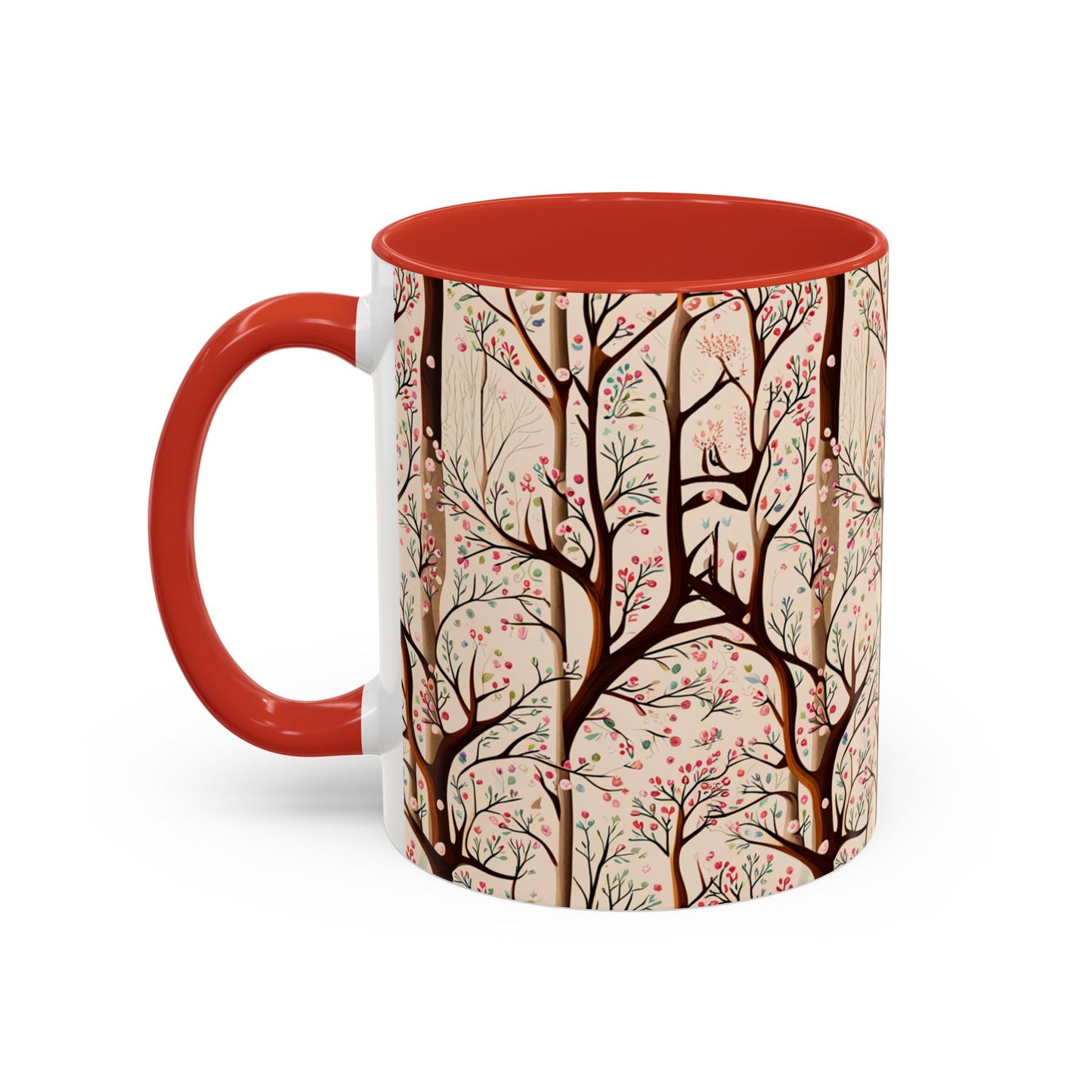 Delicate Blossom Trees Coffee Mug, 11oz