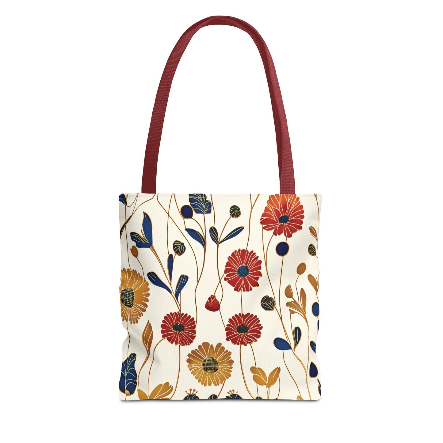 Shades of Ochre & Indigo Tote Bag (AOP)