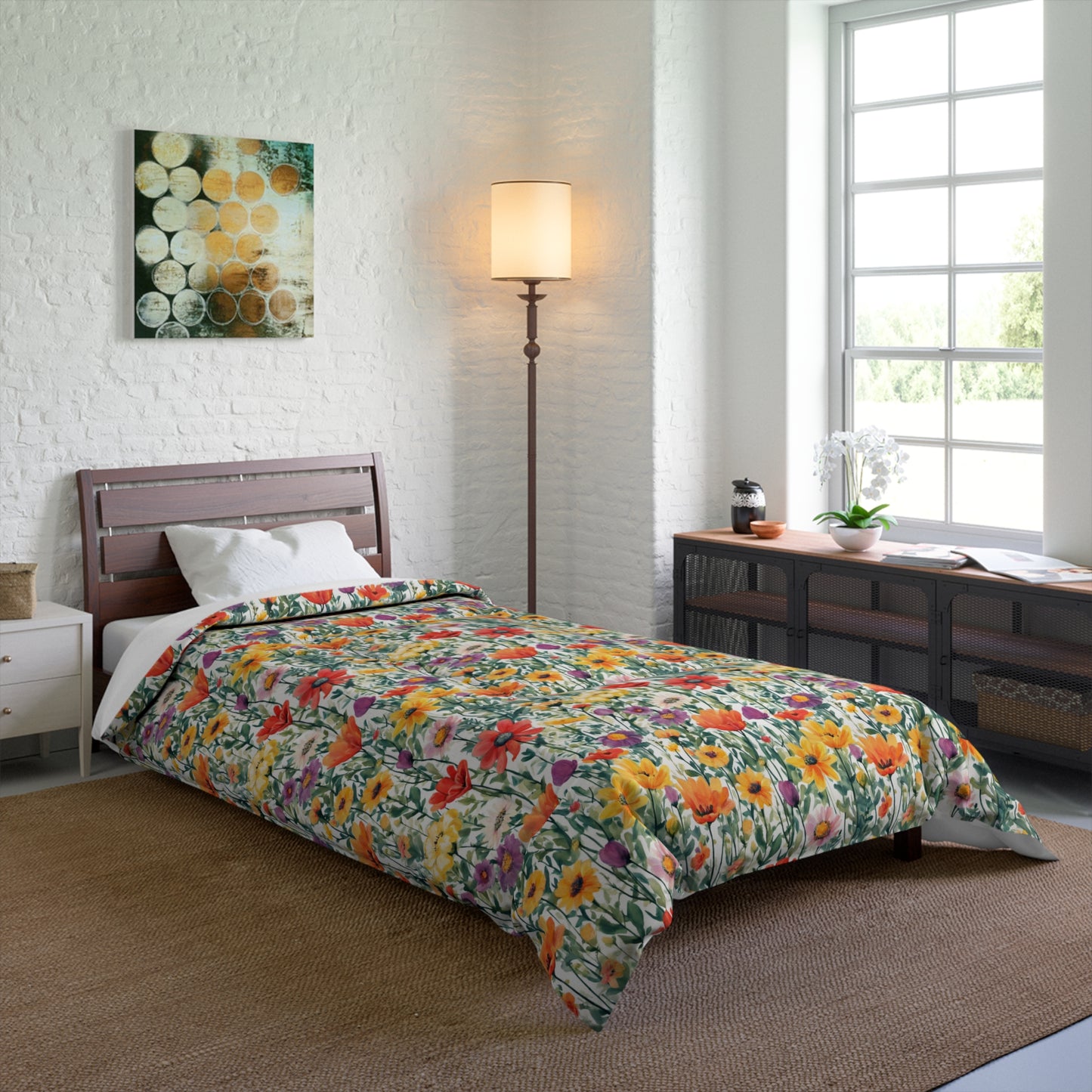 Colourful Wildflowers Comforter