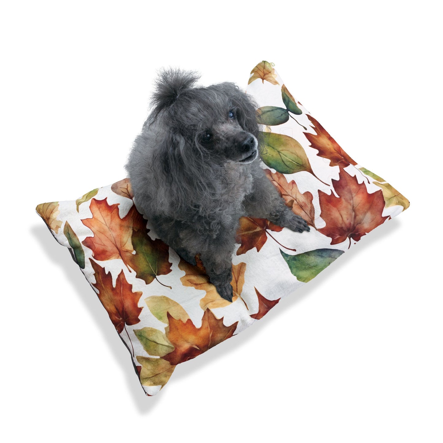 Autumn Leaves Puppy Mattress, Pet Bed.