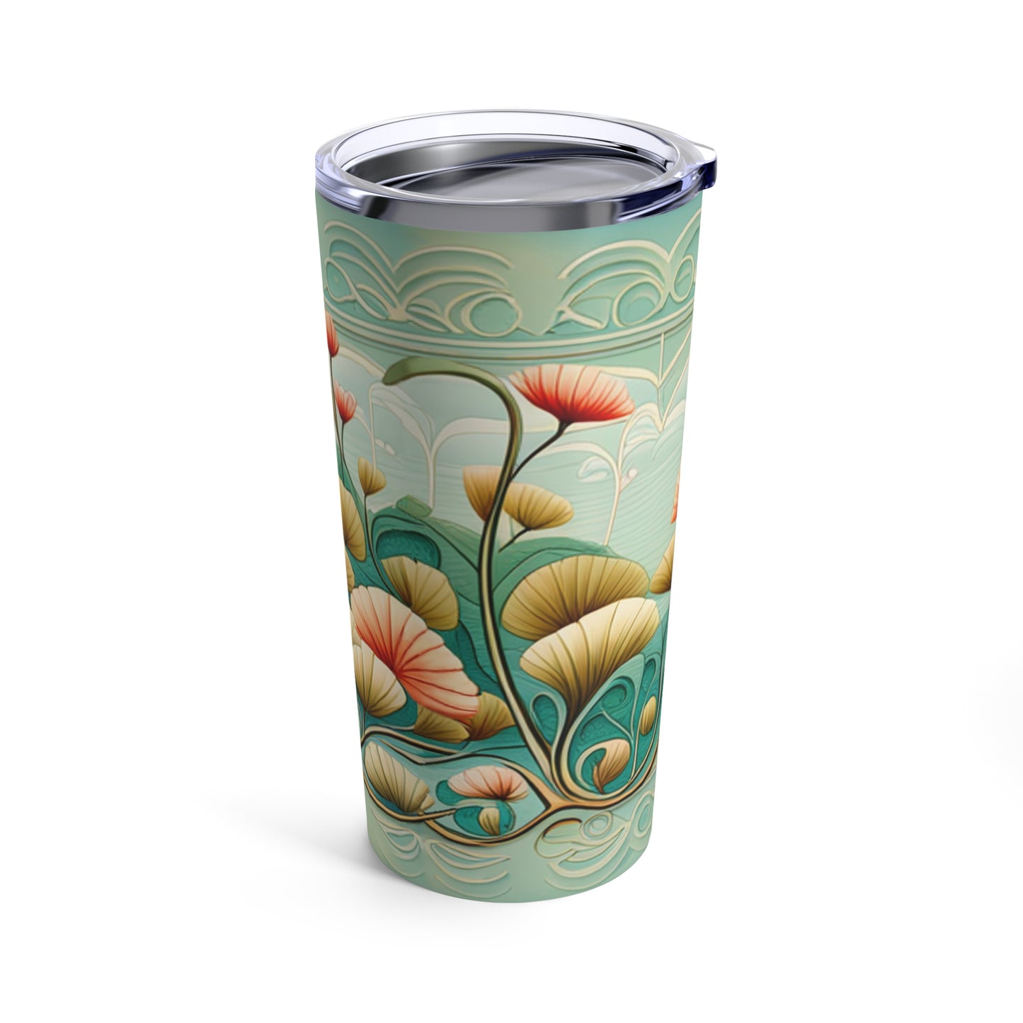 Pastel Flower Pattern Tumbler 20oz