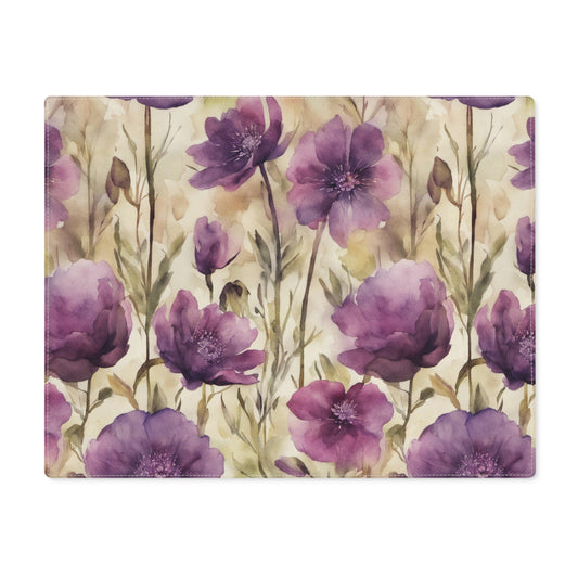 Plum Wildflowers Placemat, 1pc