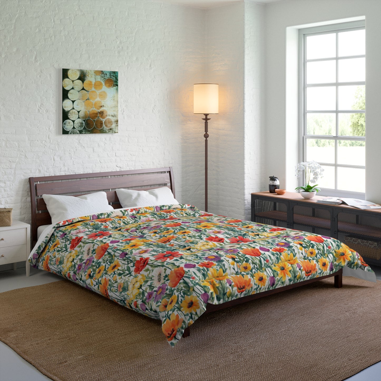 Colourful Wildflowers Comforter