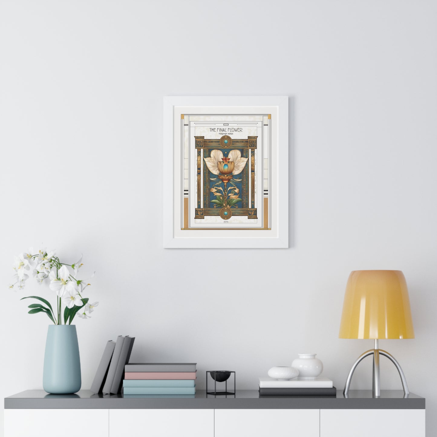 The Final Flower, Framed Vertical Poster