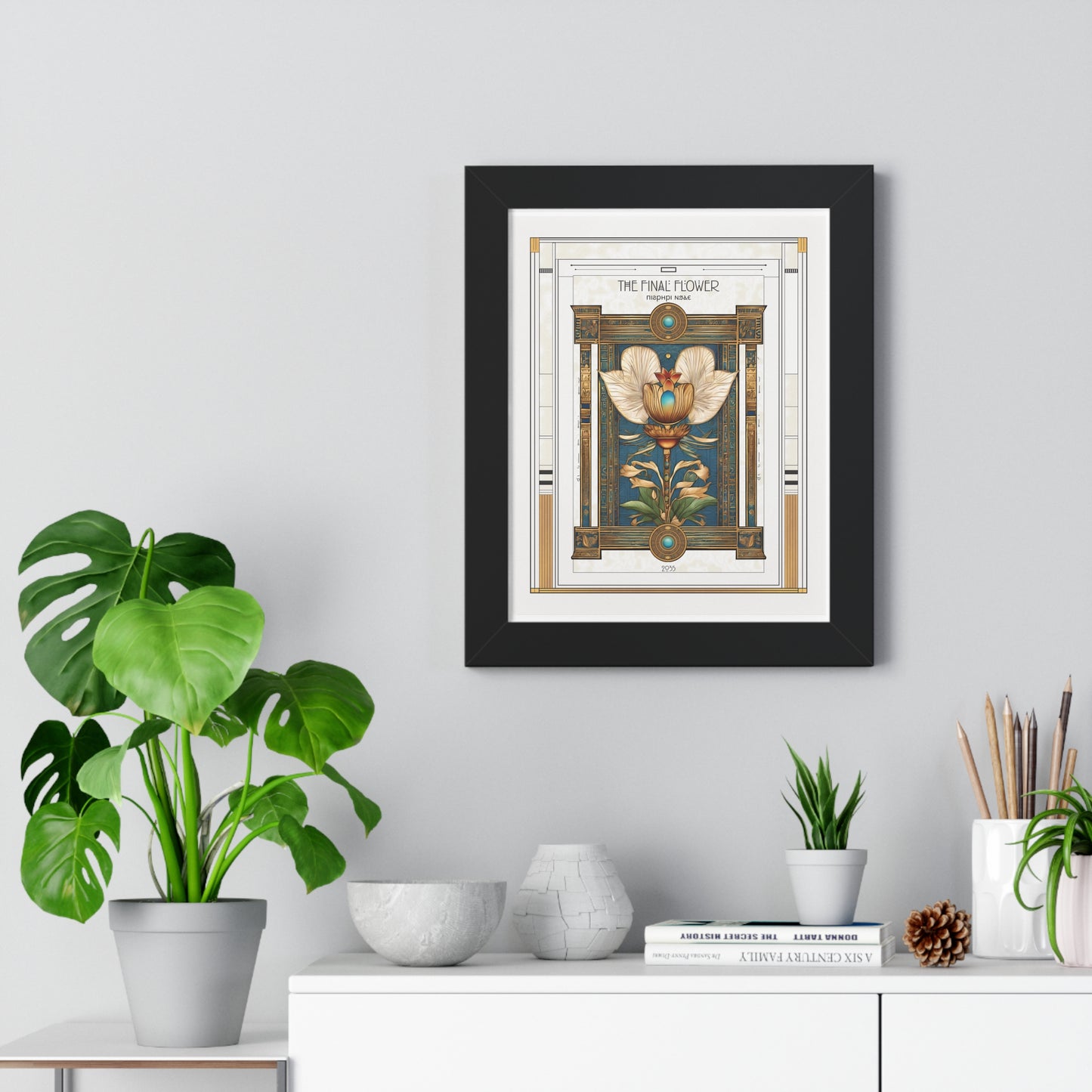 The Final Flower, Framed Vertical Poster