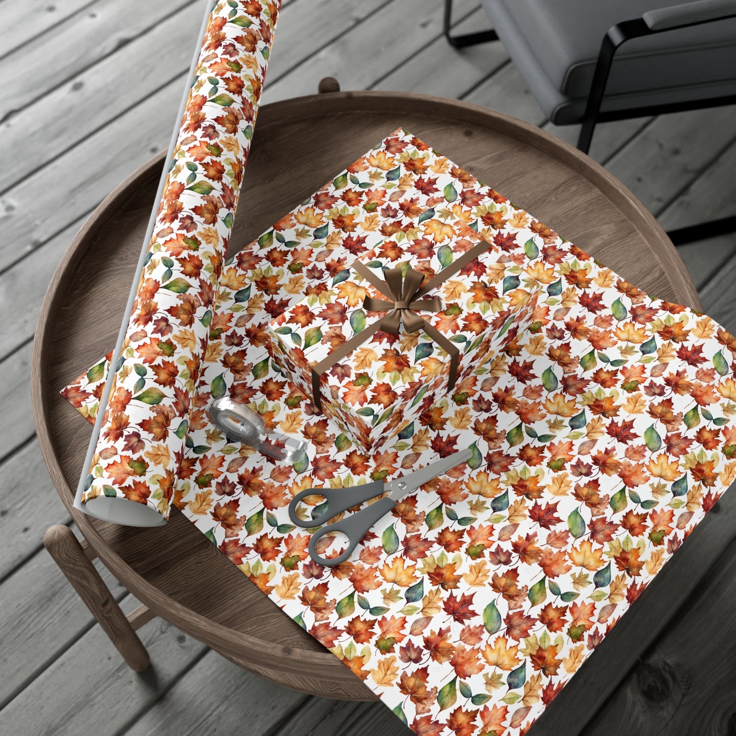 Autumn Leaves Gift Wrap Papers