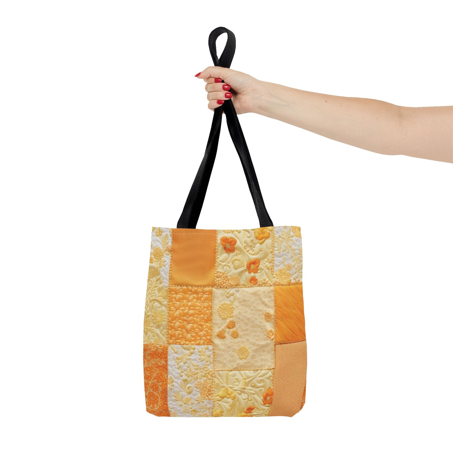 Patchwork in Yellow & Orange Tote Bag (AOP)