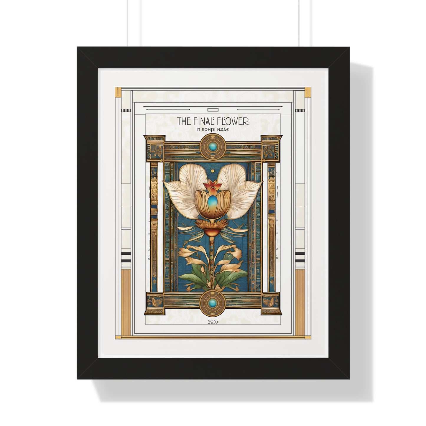 The Final Flower, Framed Vertical Poster