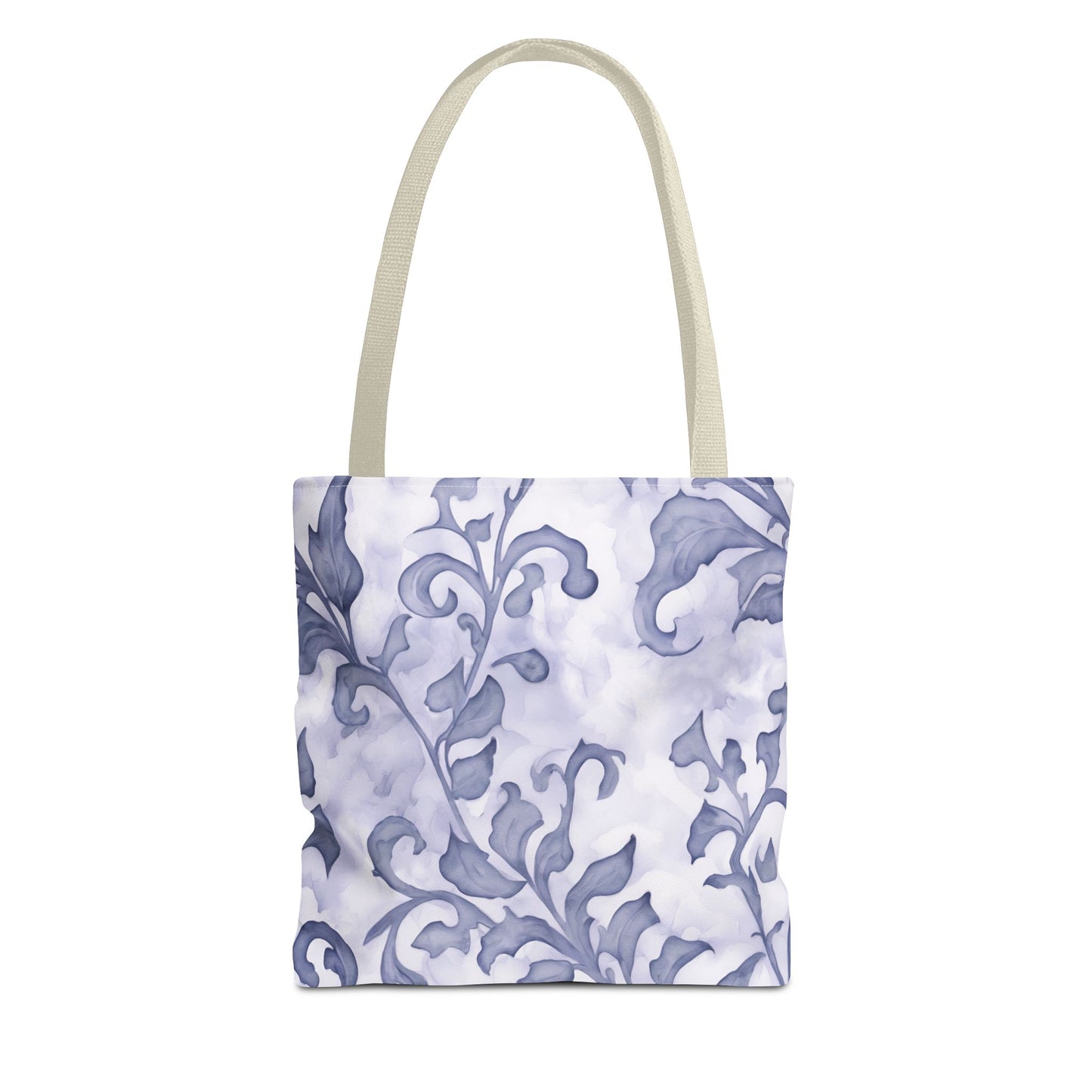 Climbing Blue-Grey Leaves, Tote Bag (AOP)