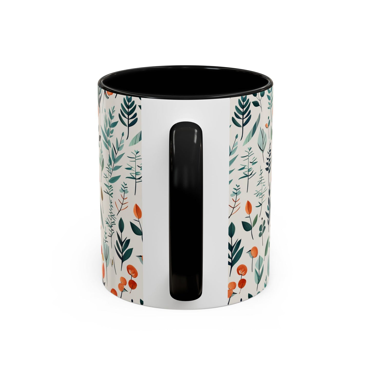 Simple Flora Accent Coffee Mug, 11oz