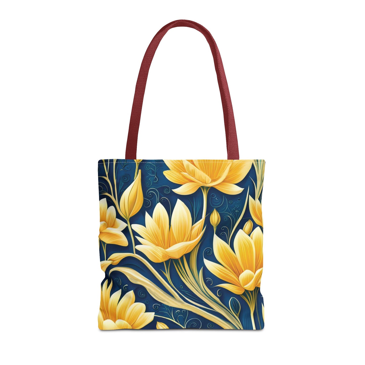 Golden Blooms Tote Bag (AOP)