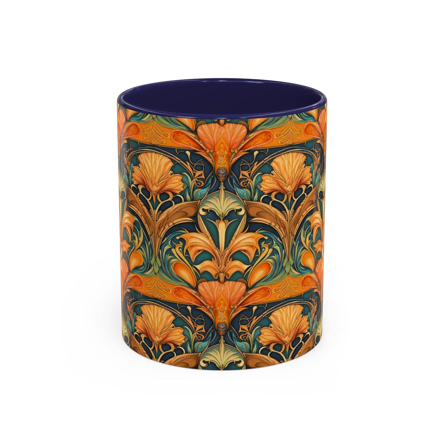 Glorious Golden Blooms Coffee Mug, 11oz