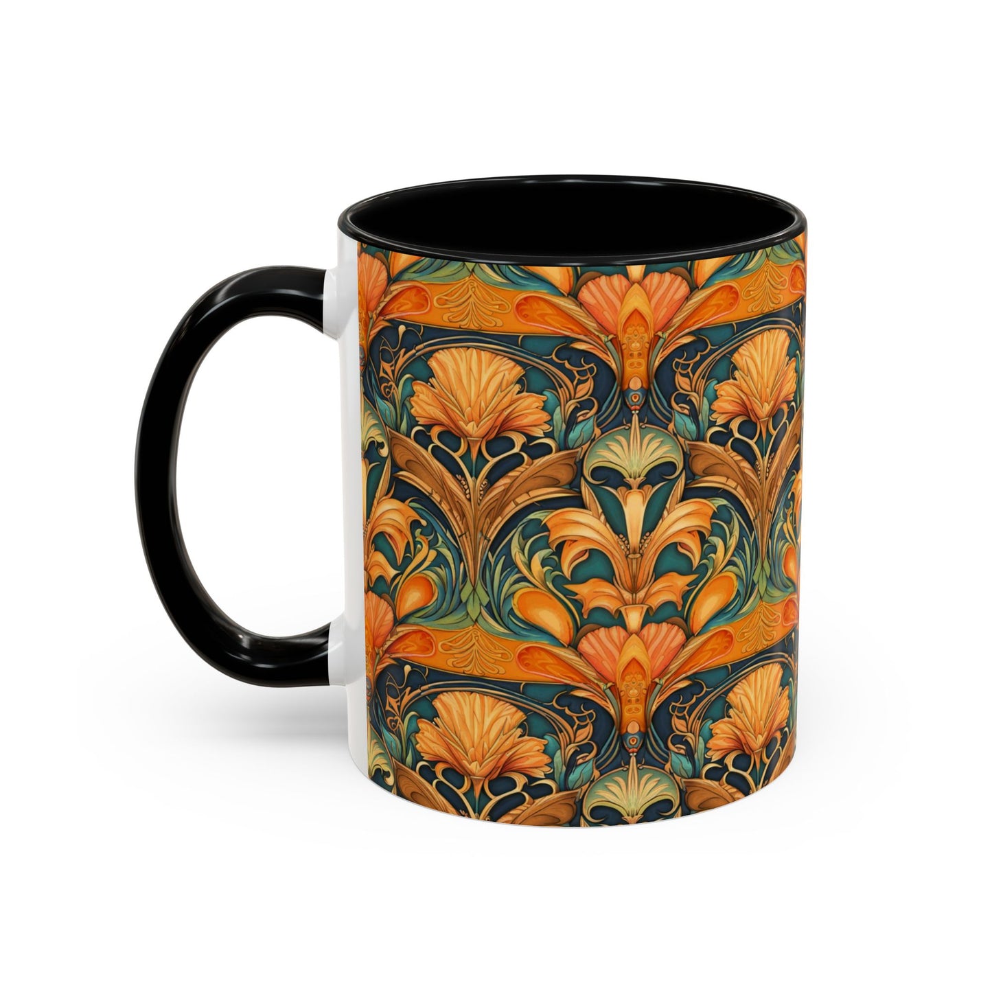 Glorious Golden Blooms Coffee Mug, 11oz