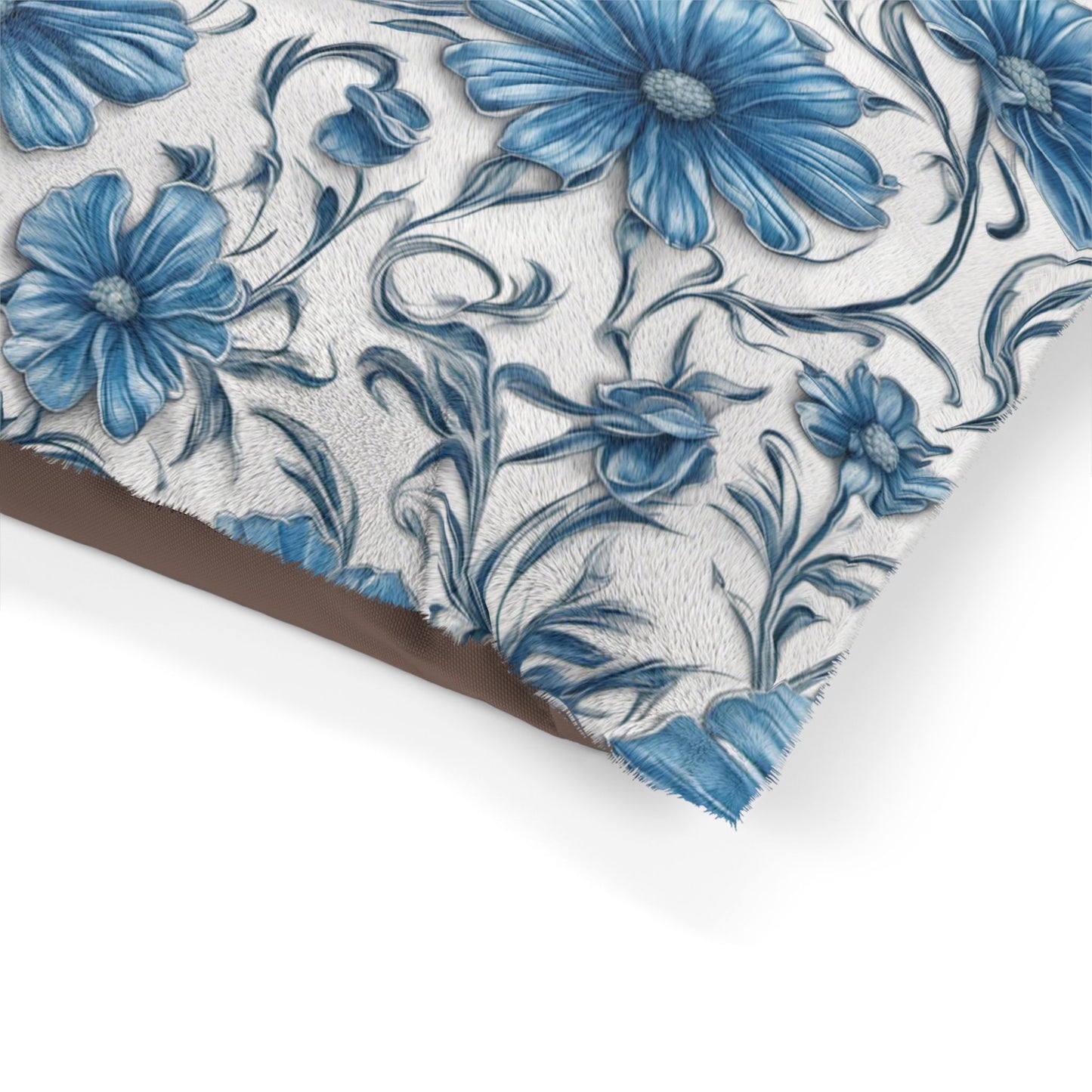 Blue Daisies Pet Bed