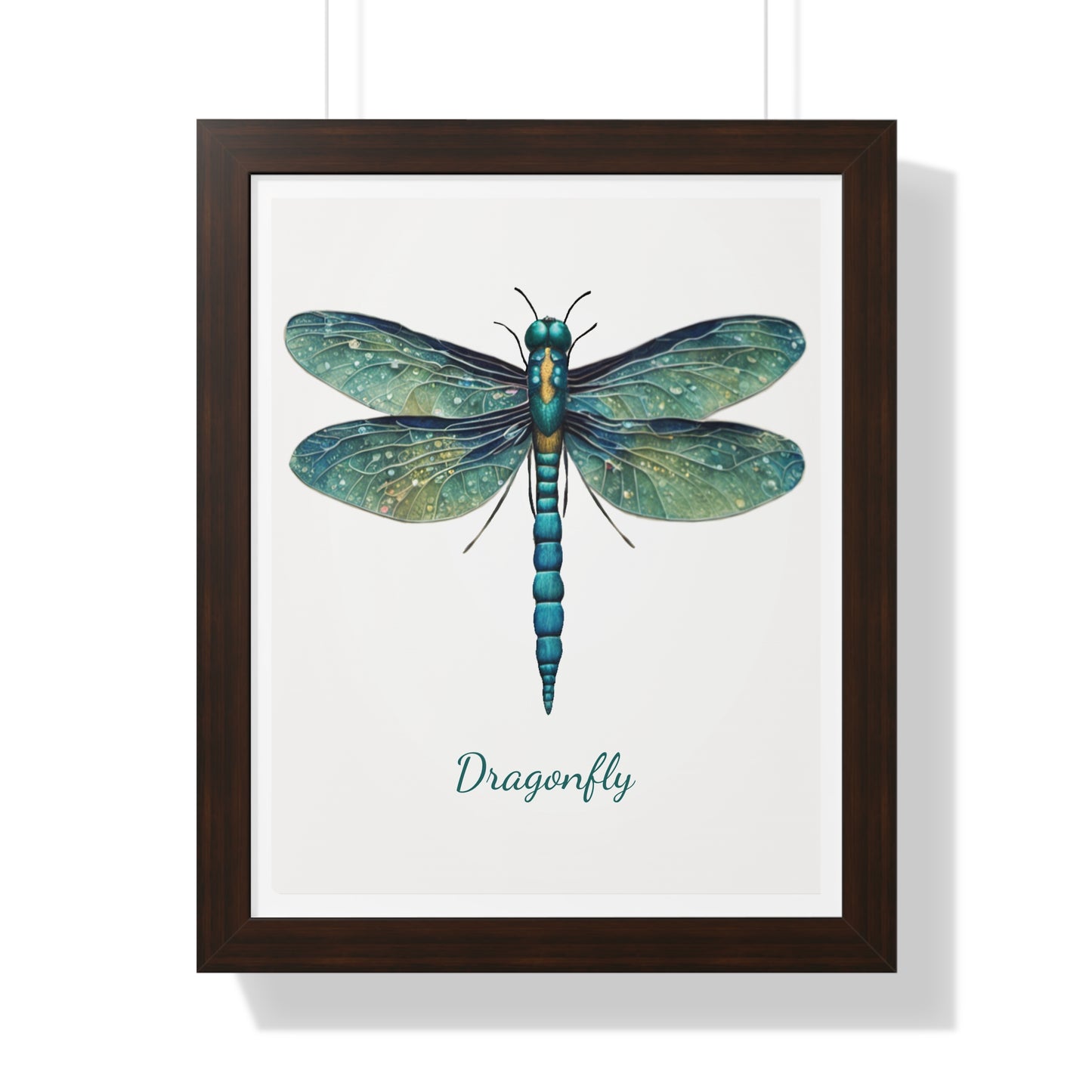 Dragonfly, Framed Vertical Poster