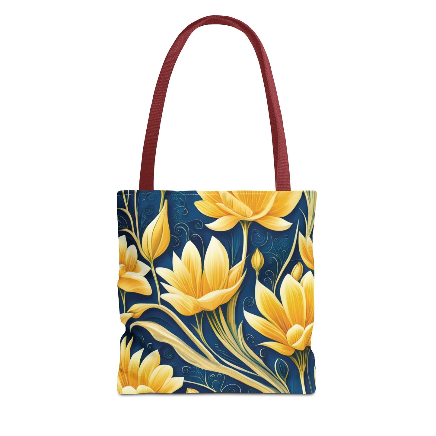 Golden Blooms Tote Bag (AOP)