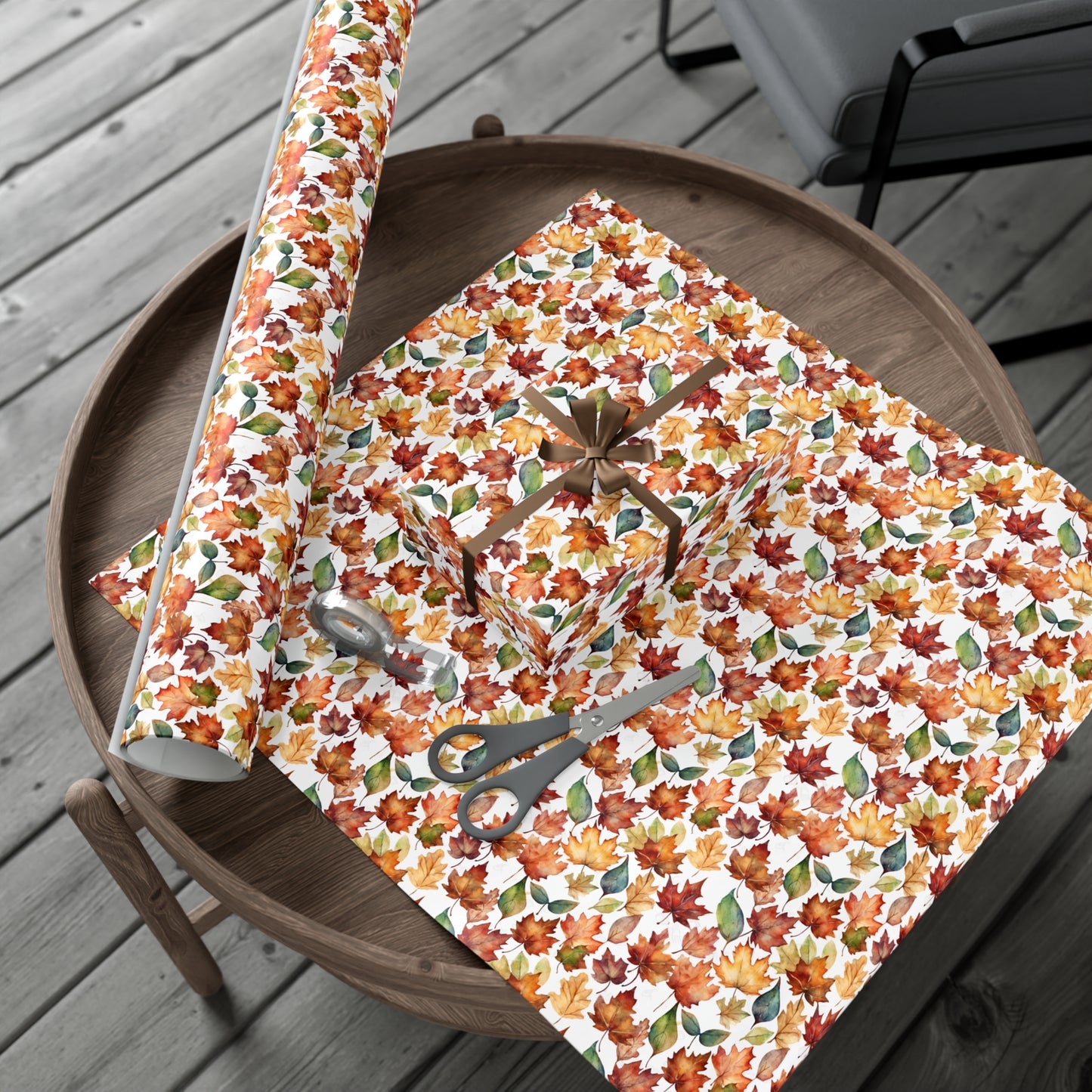 Autumn Leaves Gift Wrap Papers