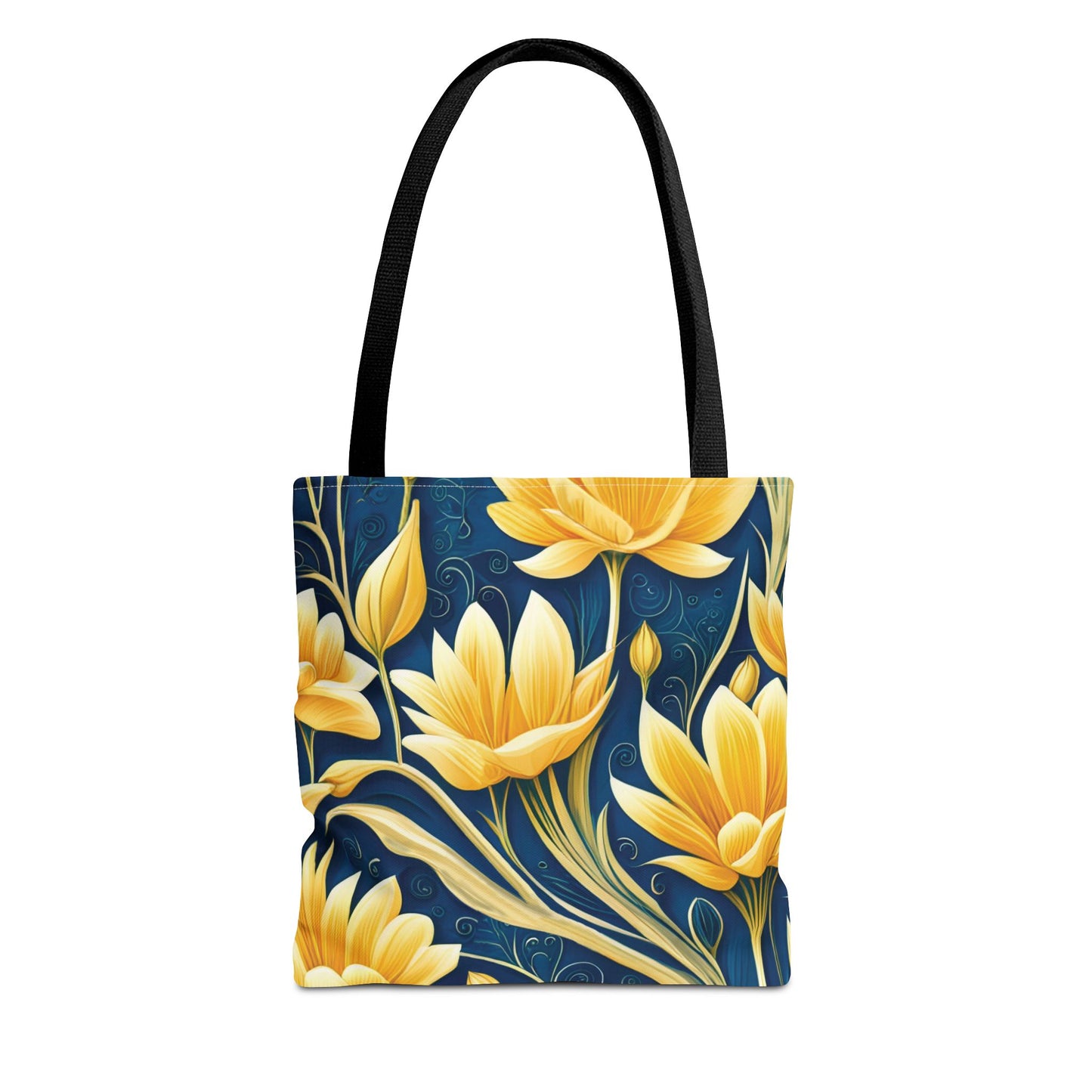 Golden Blooms Tote Bag (AOP)