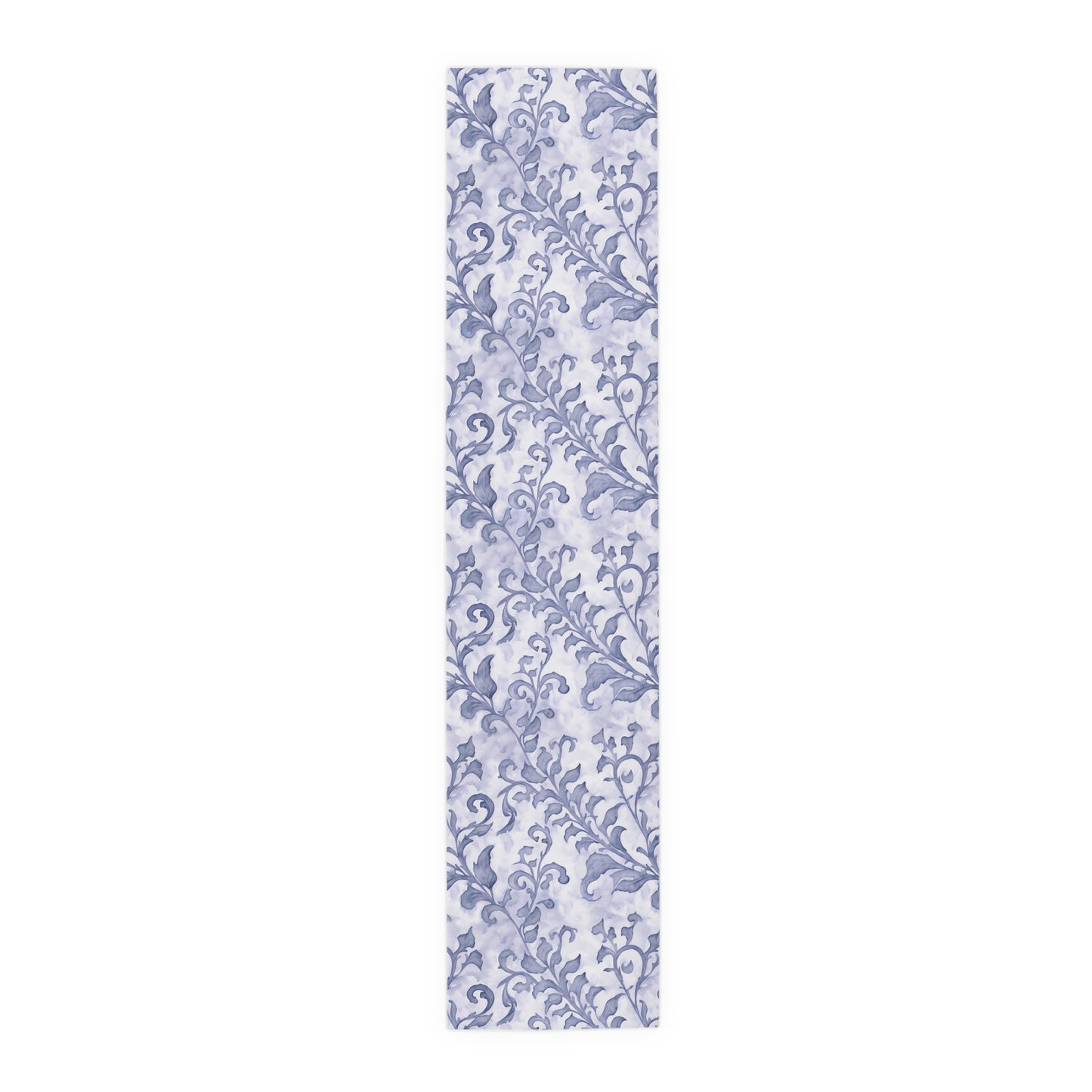 Climbing Blue Leaves, Table Runner (Cotton, Poly)