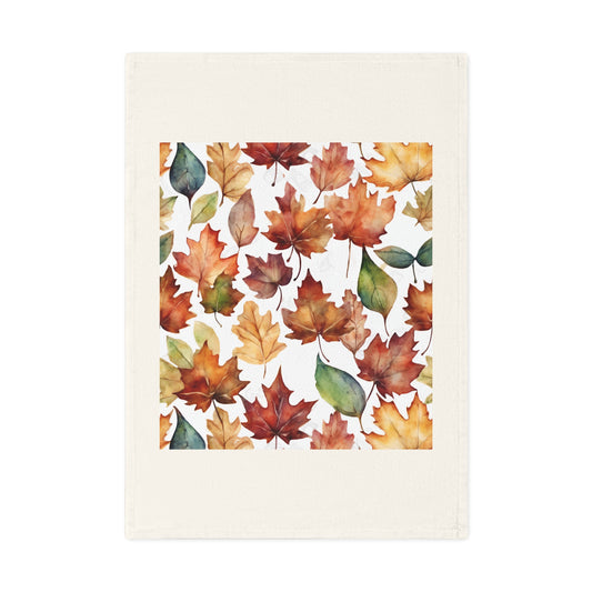 Autumn Leaves, Cotton Tea Towel